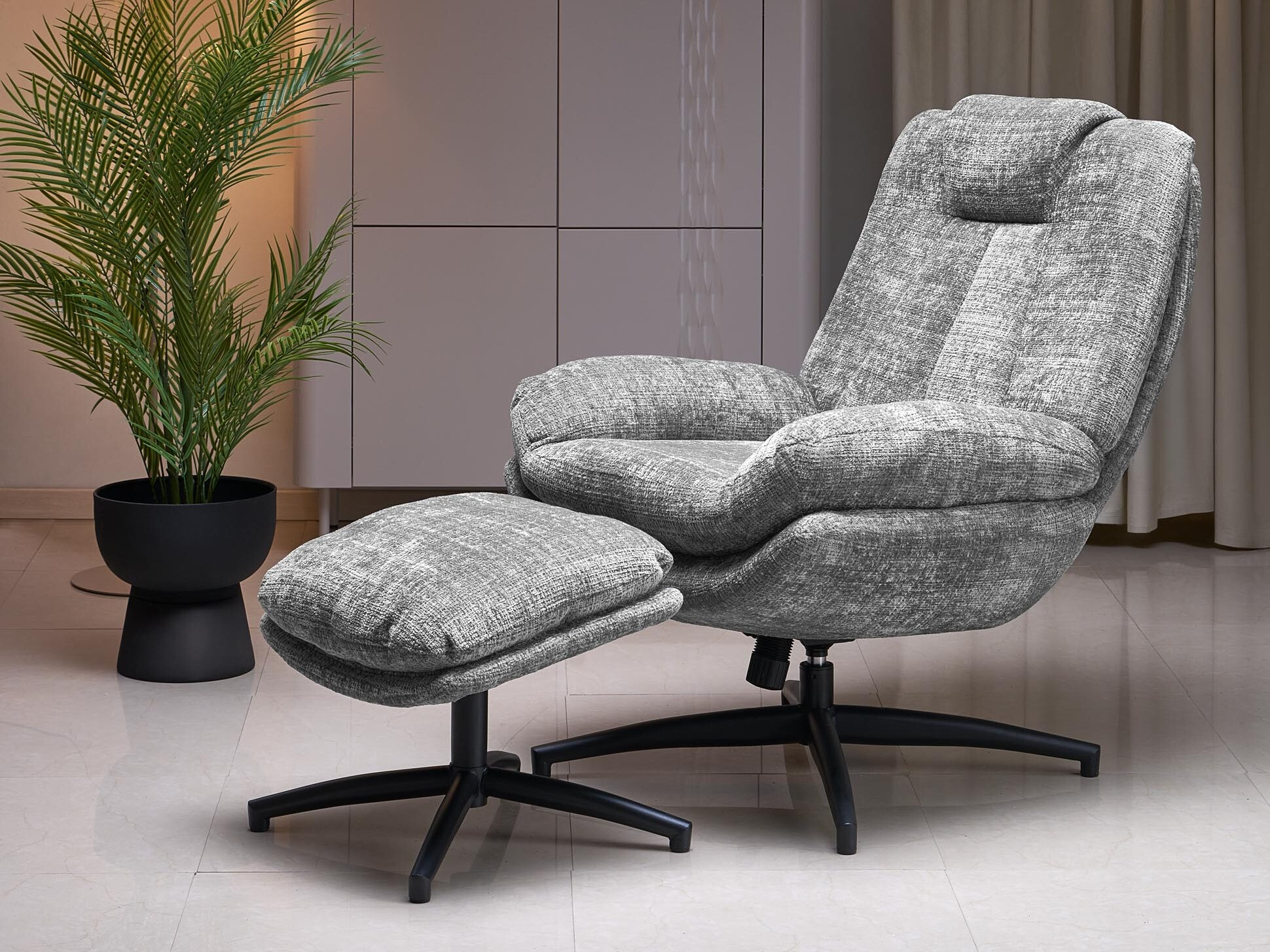 Fotelis Houston 2179 (Pilka)