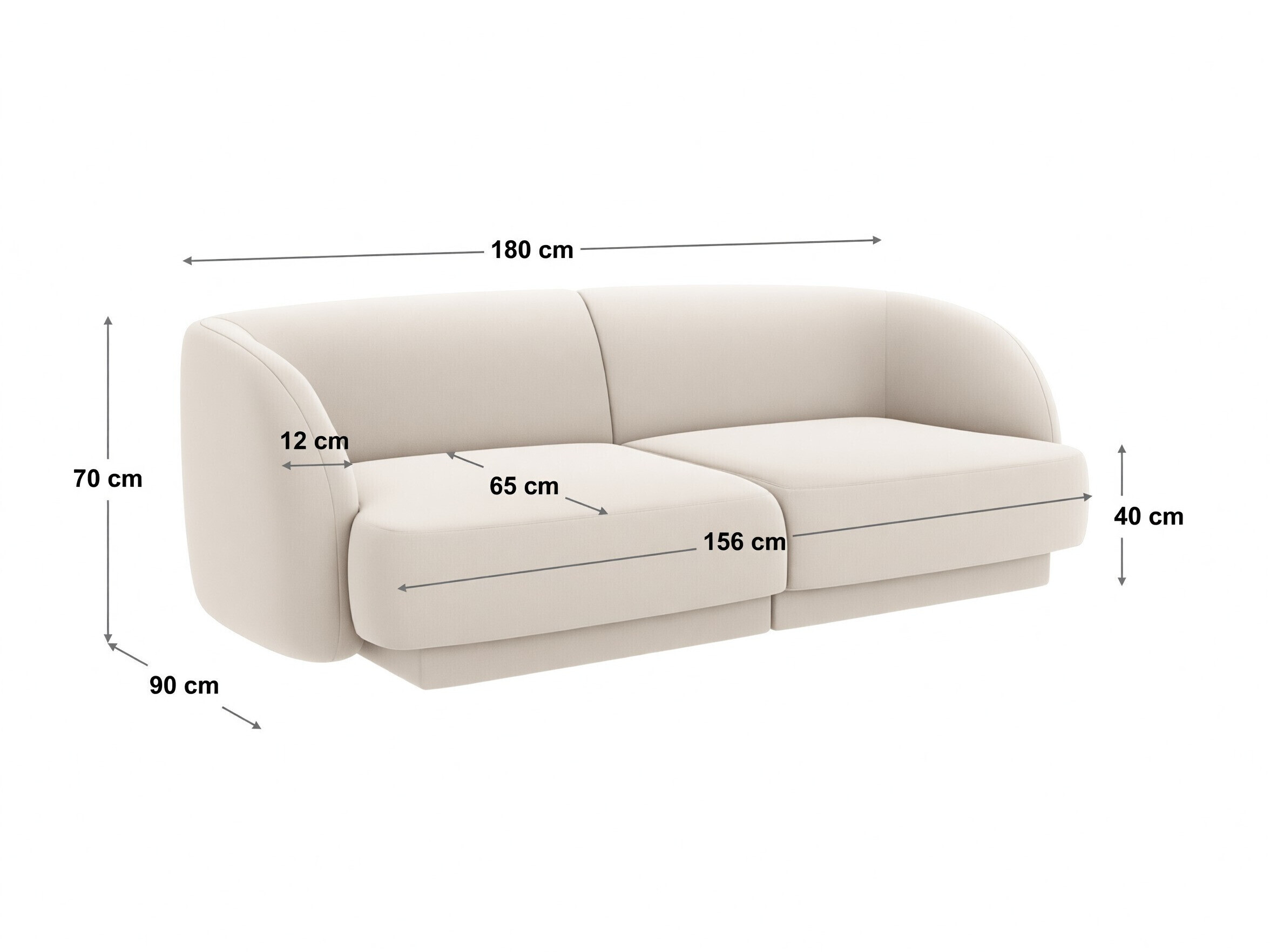Modulinė sofa Tivlomi 100 (Venus 2911)