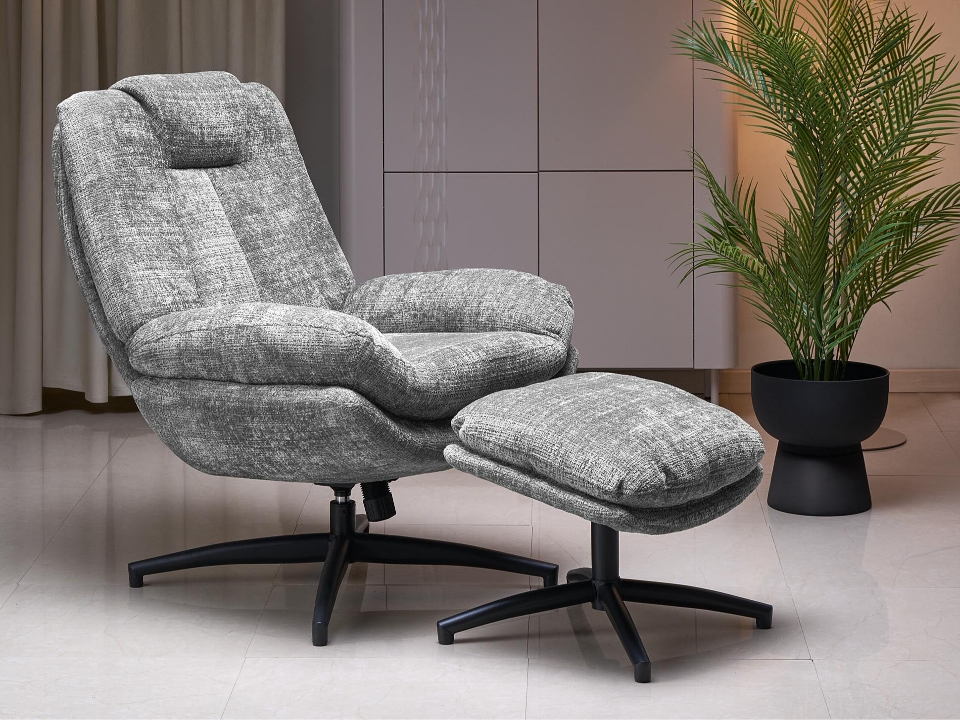 Fotelis Houston 2179 (Pilka)