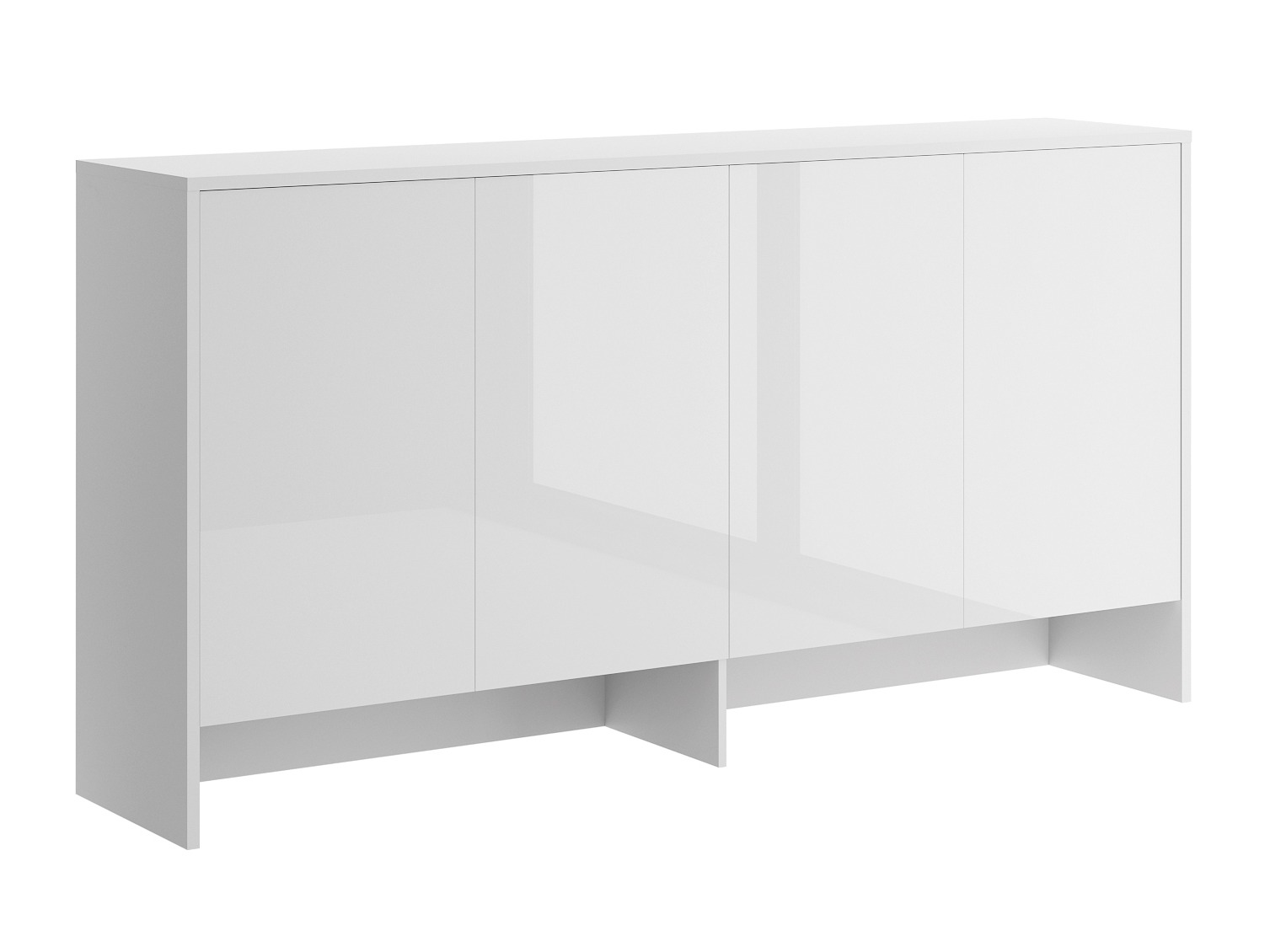 Spintelė Concept Lenart V (Balta + Blizgi balta)