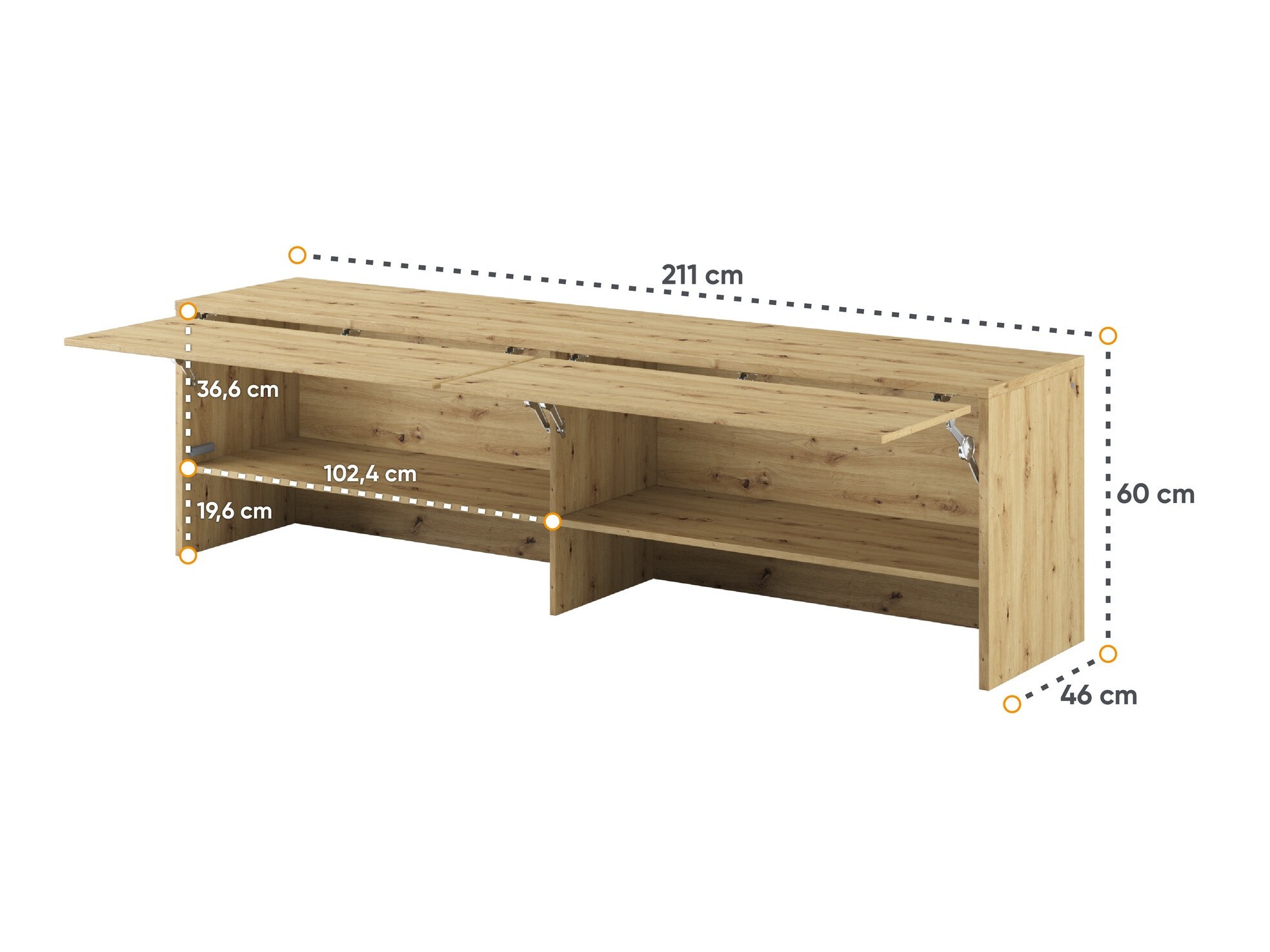 Spintelė Concept Lenart III (Artisan ąžuolas)