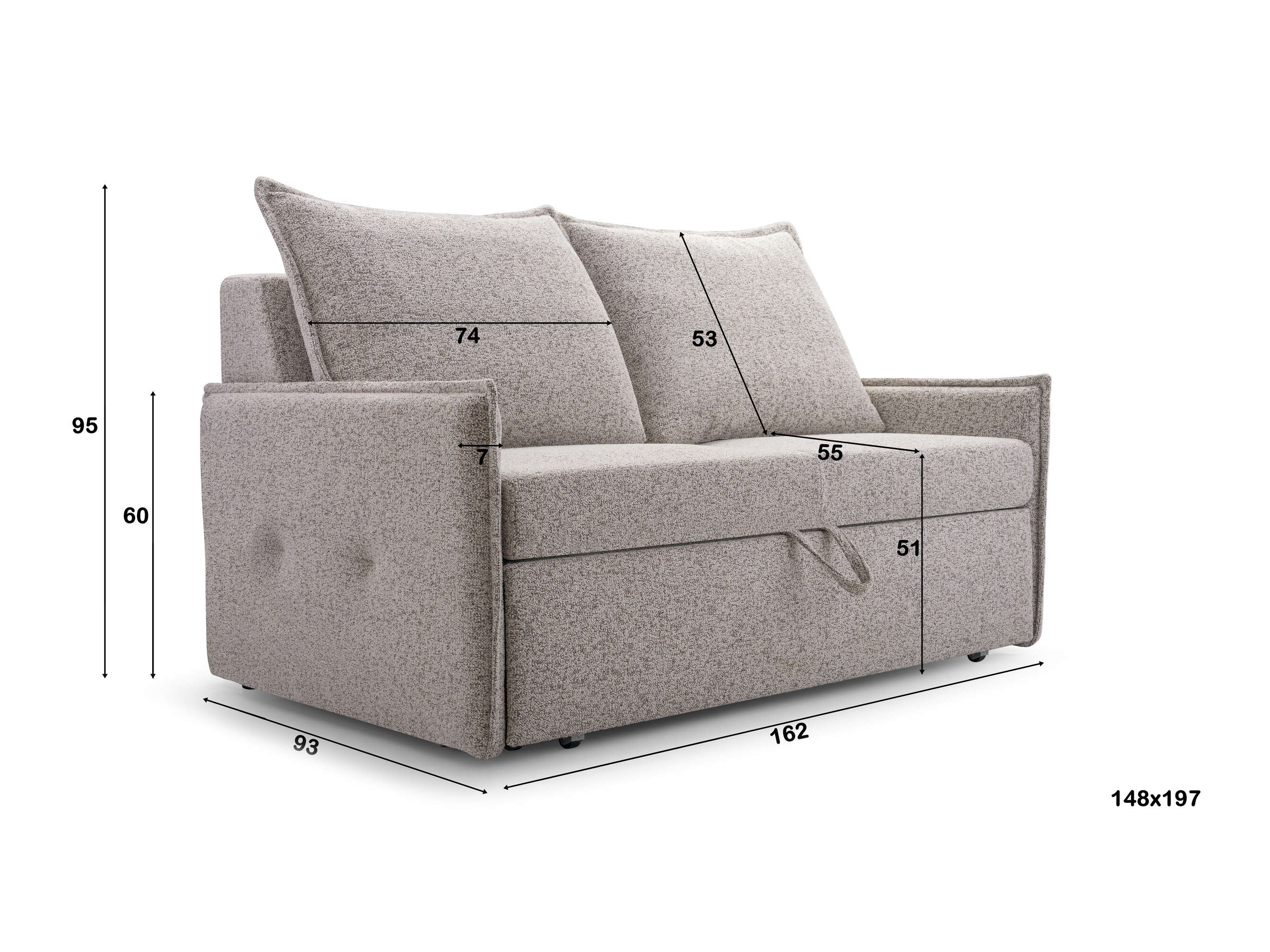 Sofa lova Lufkin 163 (Puente 92)