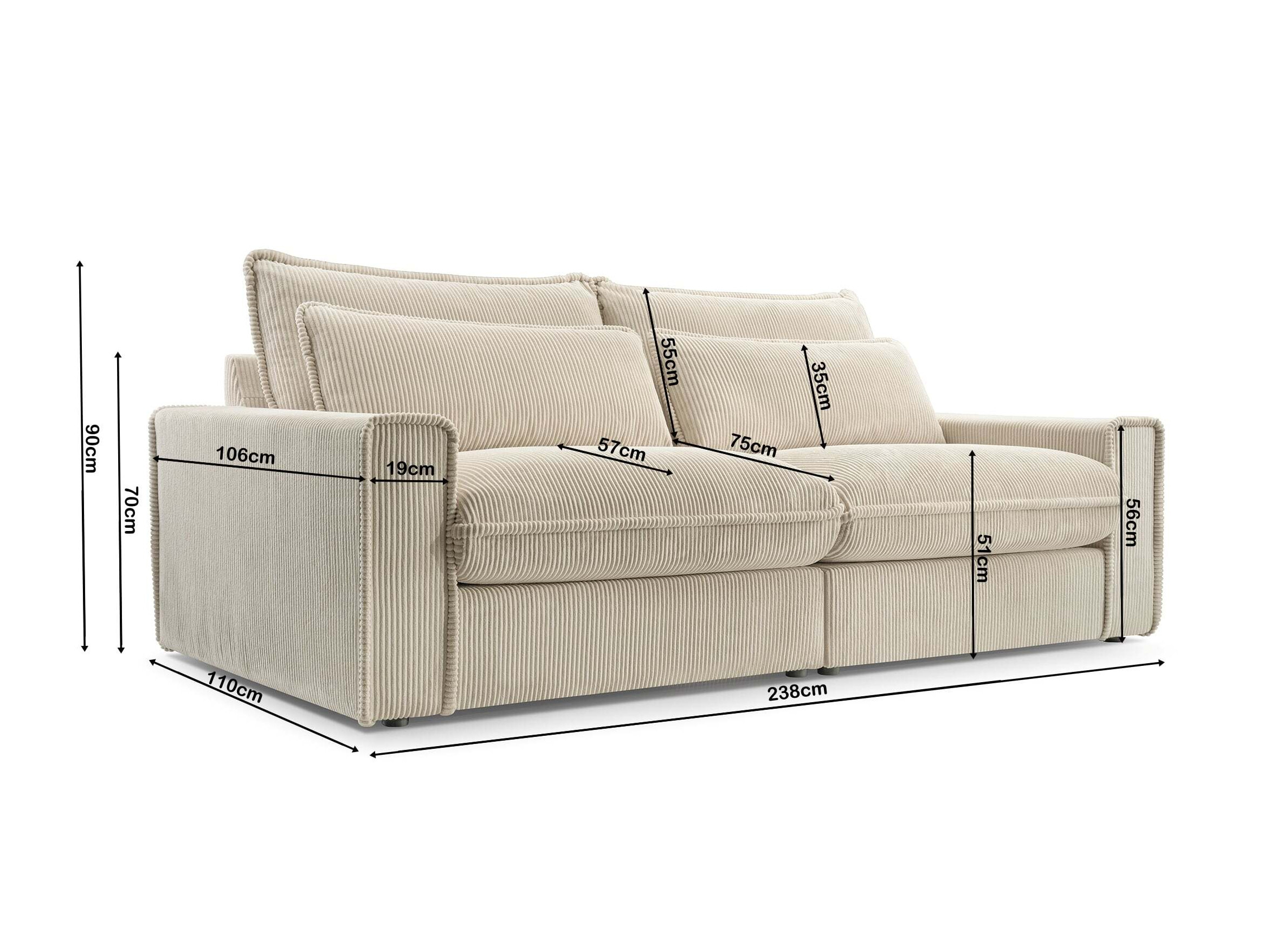 Sofa Lufkin 161 (Lincoln 09)