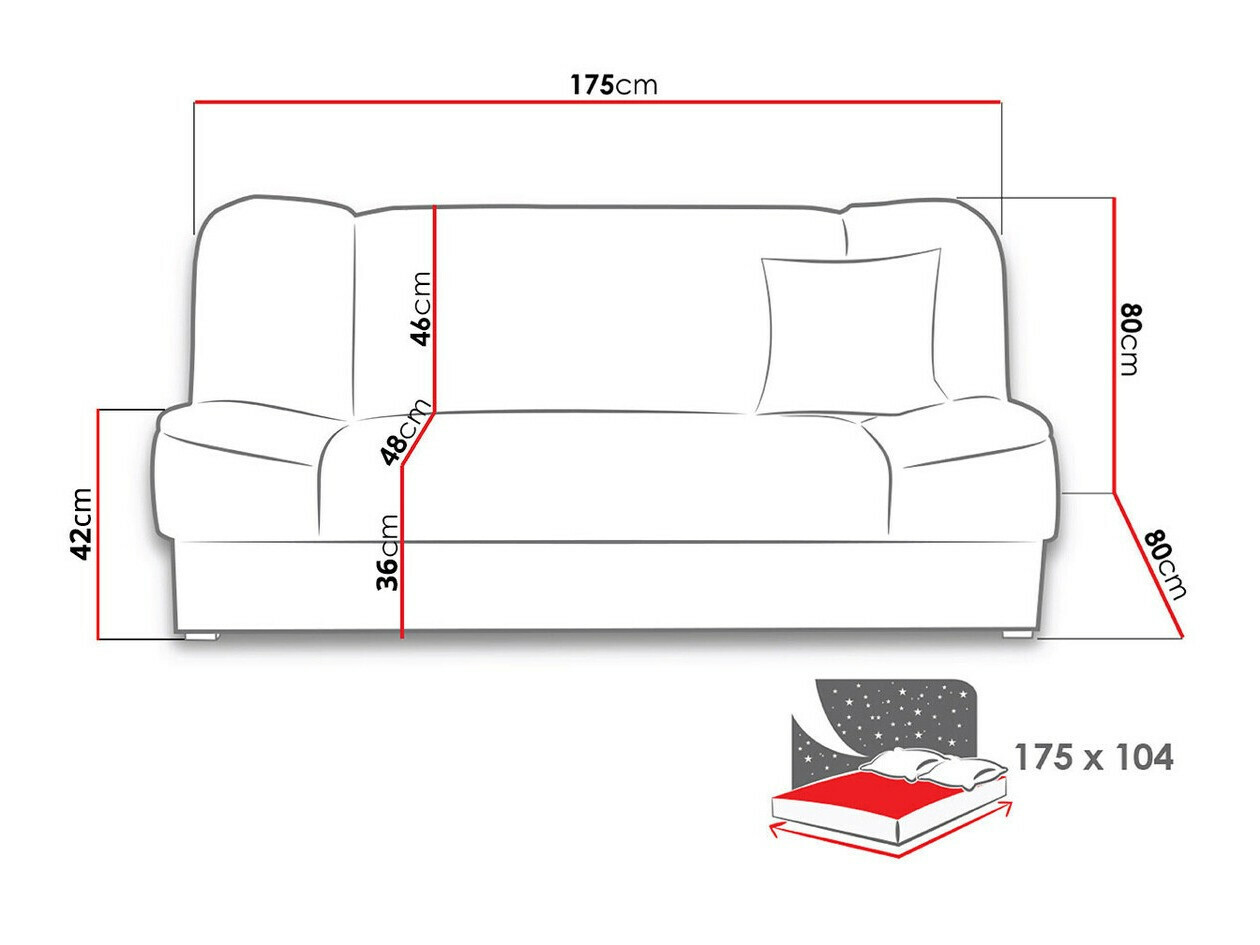 Sofa lova ST9176