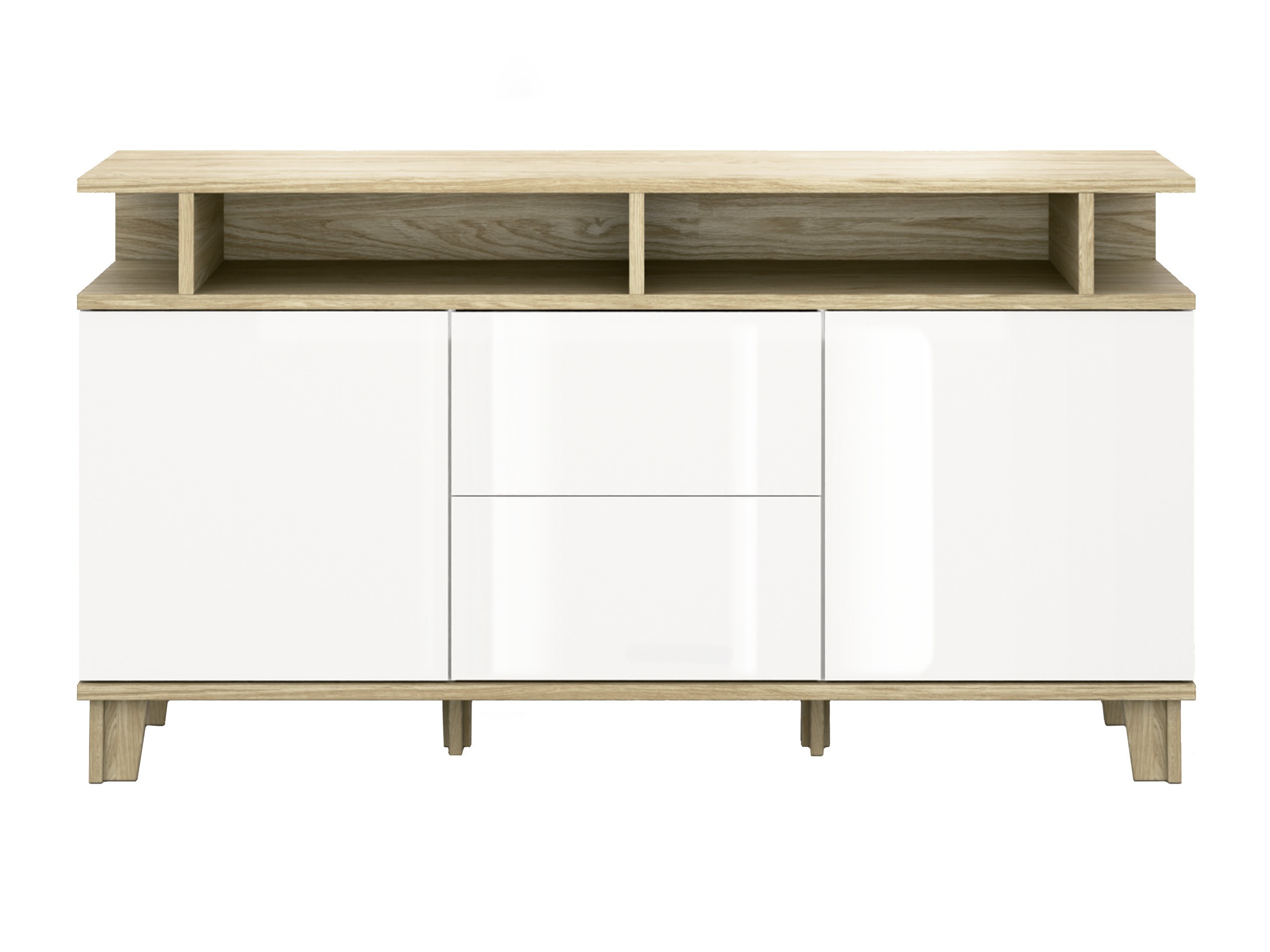 Komoda Evarveru 105 (Blizgi balta)