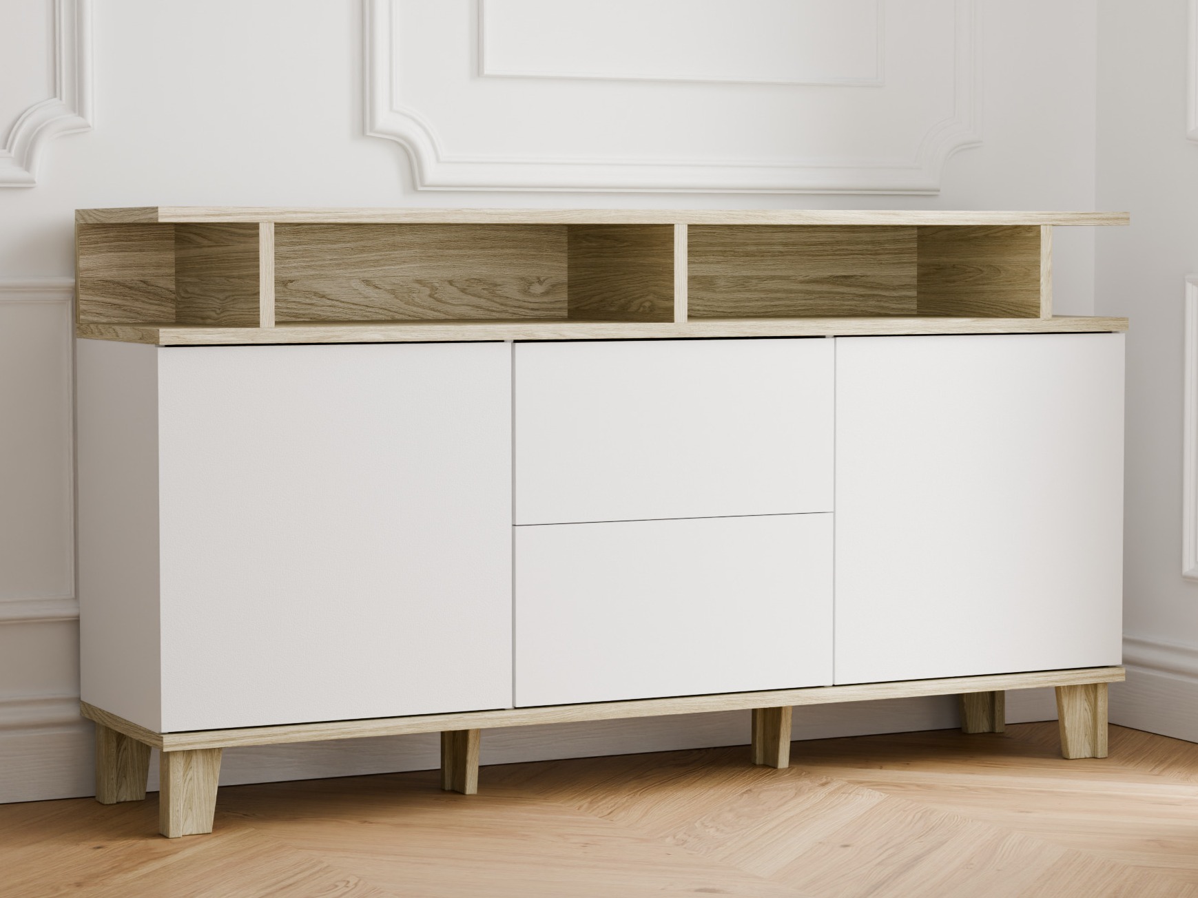 Komoda Evarveru 105 (Matinė balta)