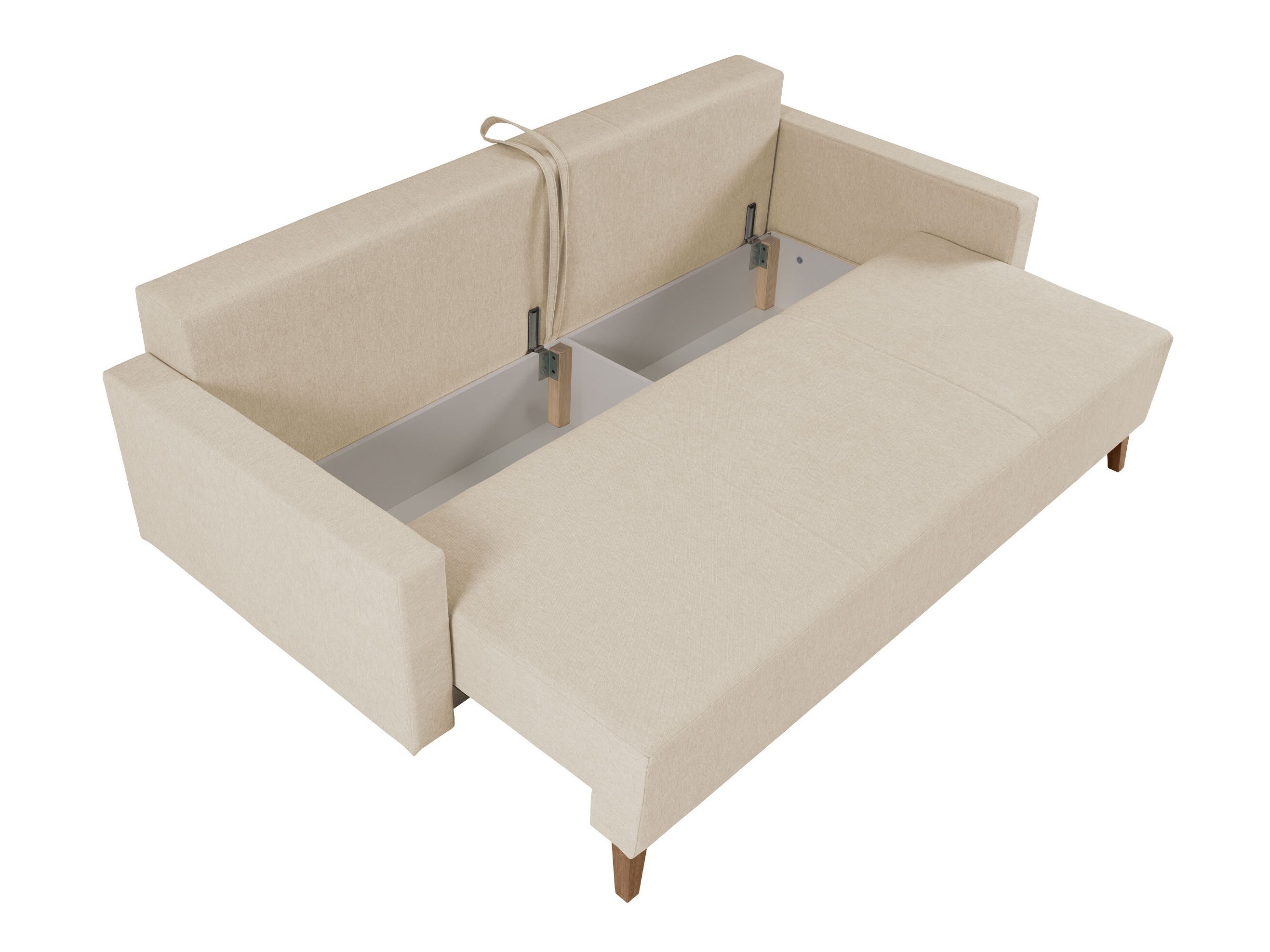 Sofa lova Delbene 129 (Verita 53 + Tamsus San Remo ąžuolas)