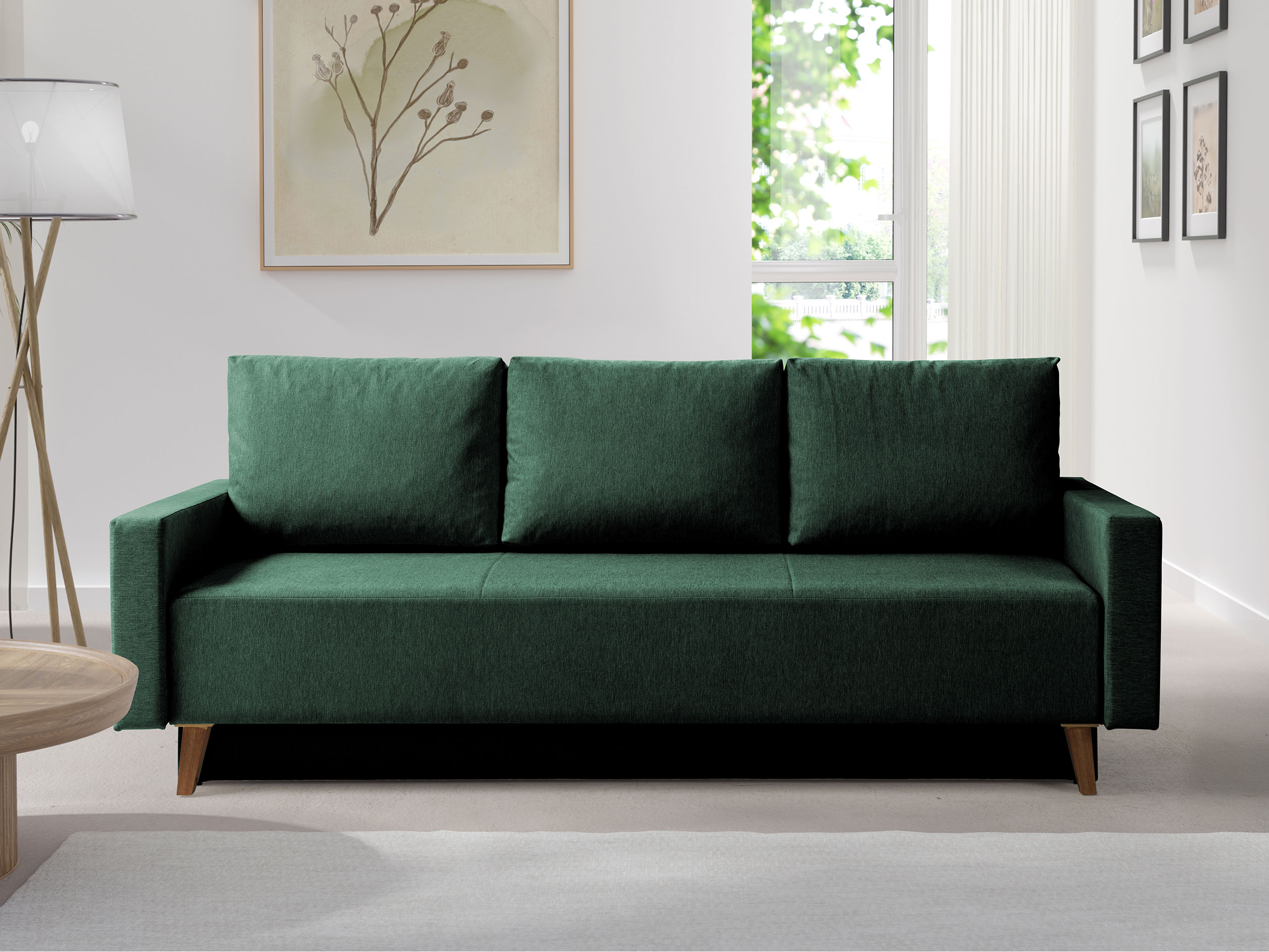 Sofa lova Delbene 129 (Verita 75 + Tamsus San Remo ąžuolas)