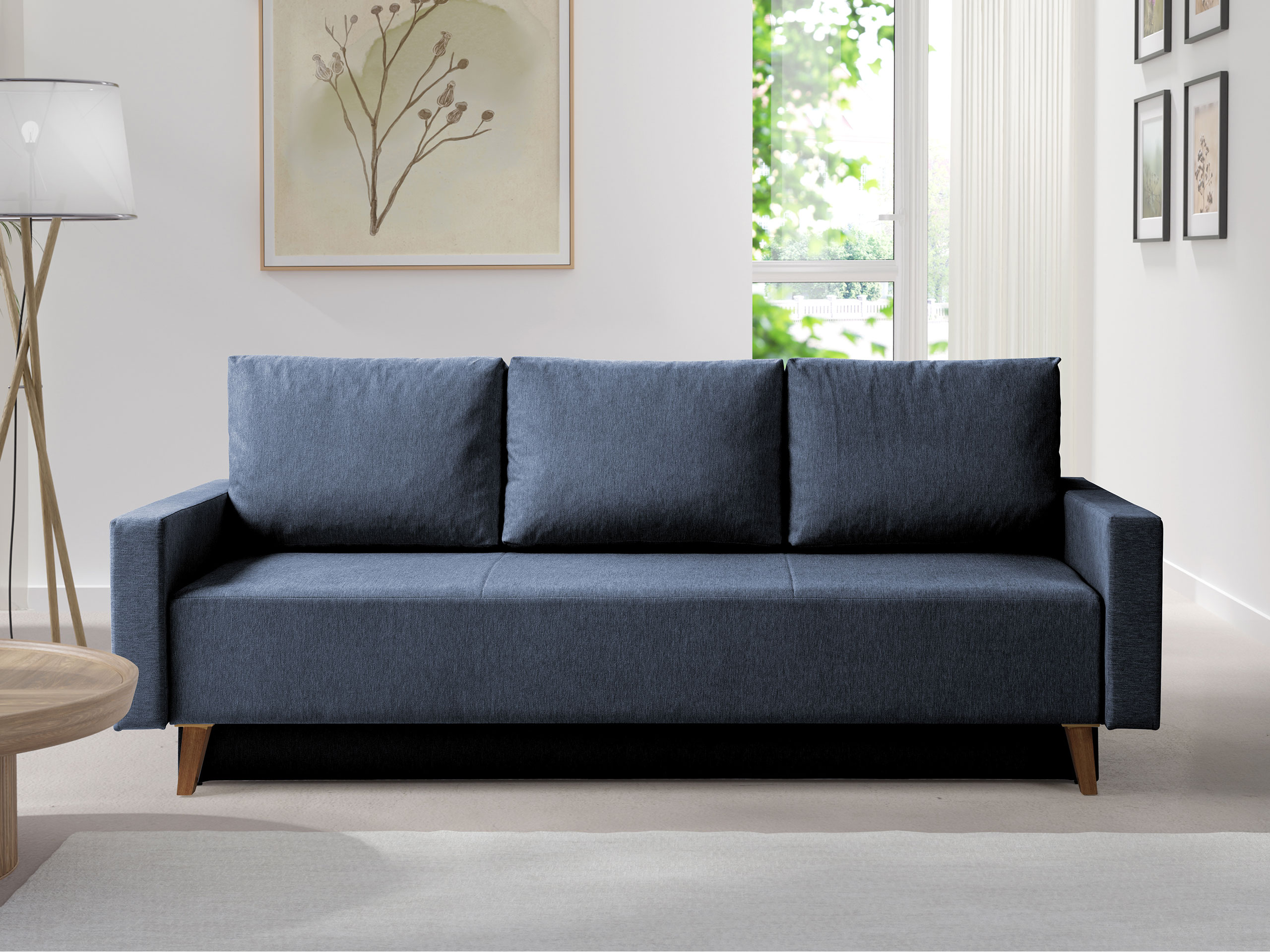Sofa lova Delbene 129 (Verita 76 + Tamsus San Remo ąžuolas)