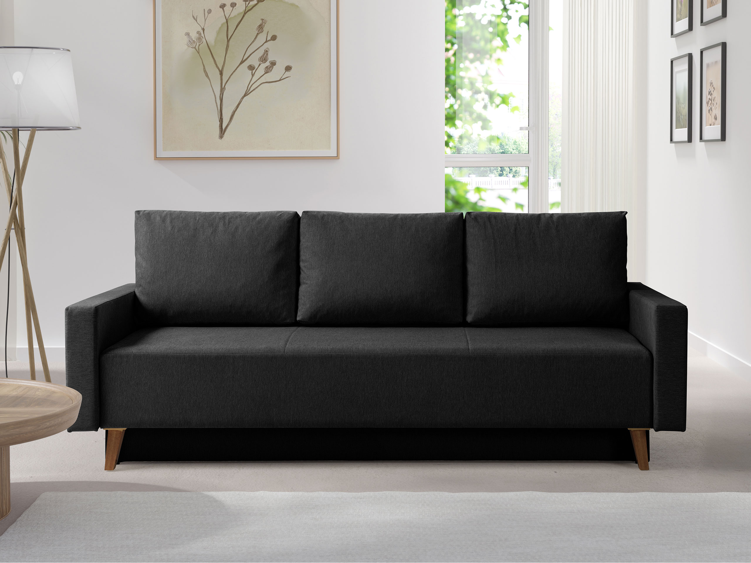 Sofa lova Delbene 129 (Verita 98 + Tamsus San Remo ąžuolas)