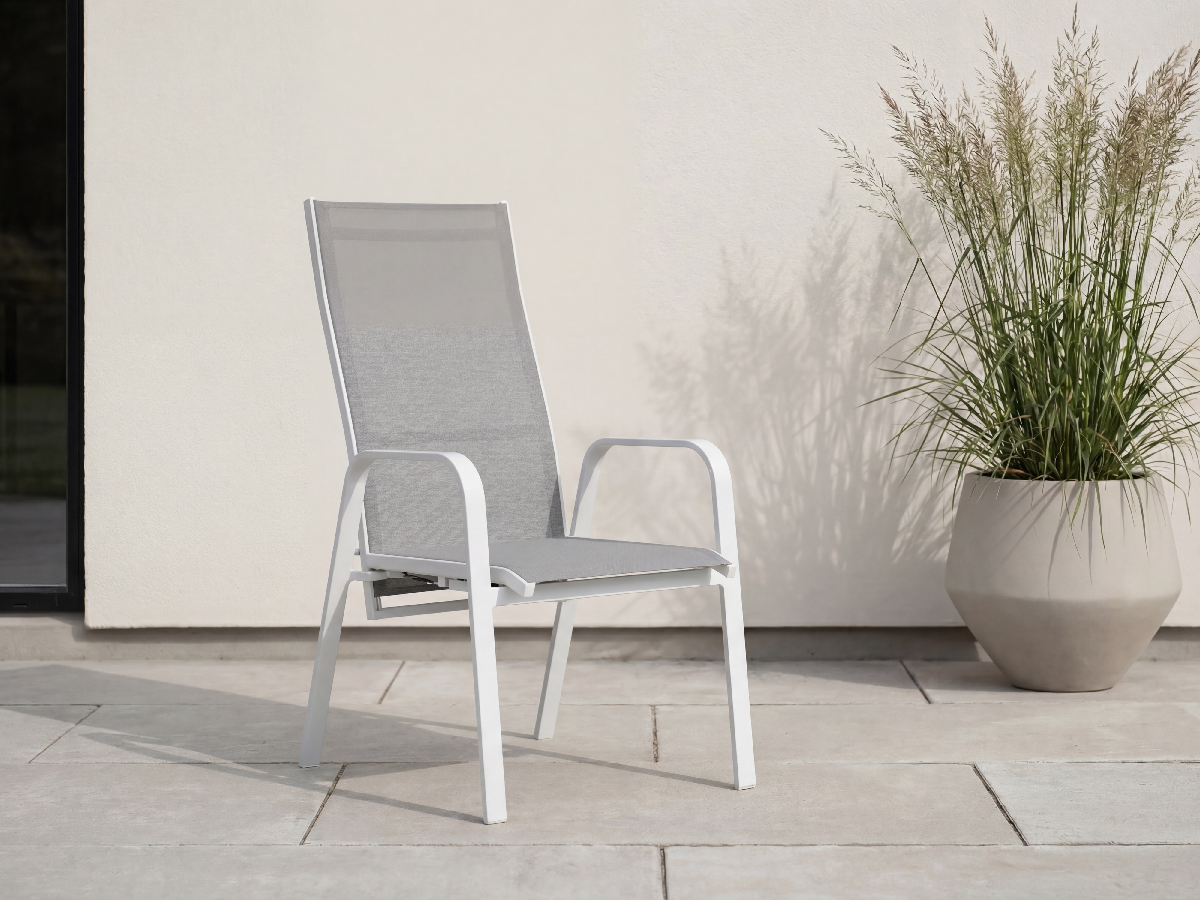 Lauko kėdė Dallas 2776 (Balta + Pilka)