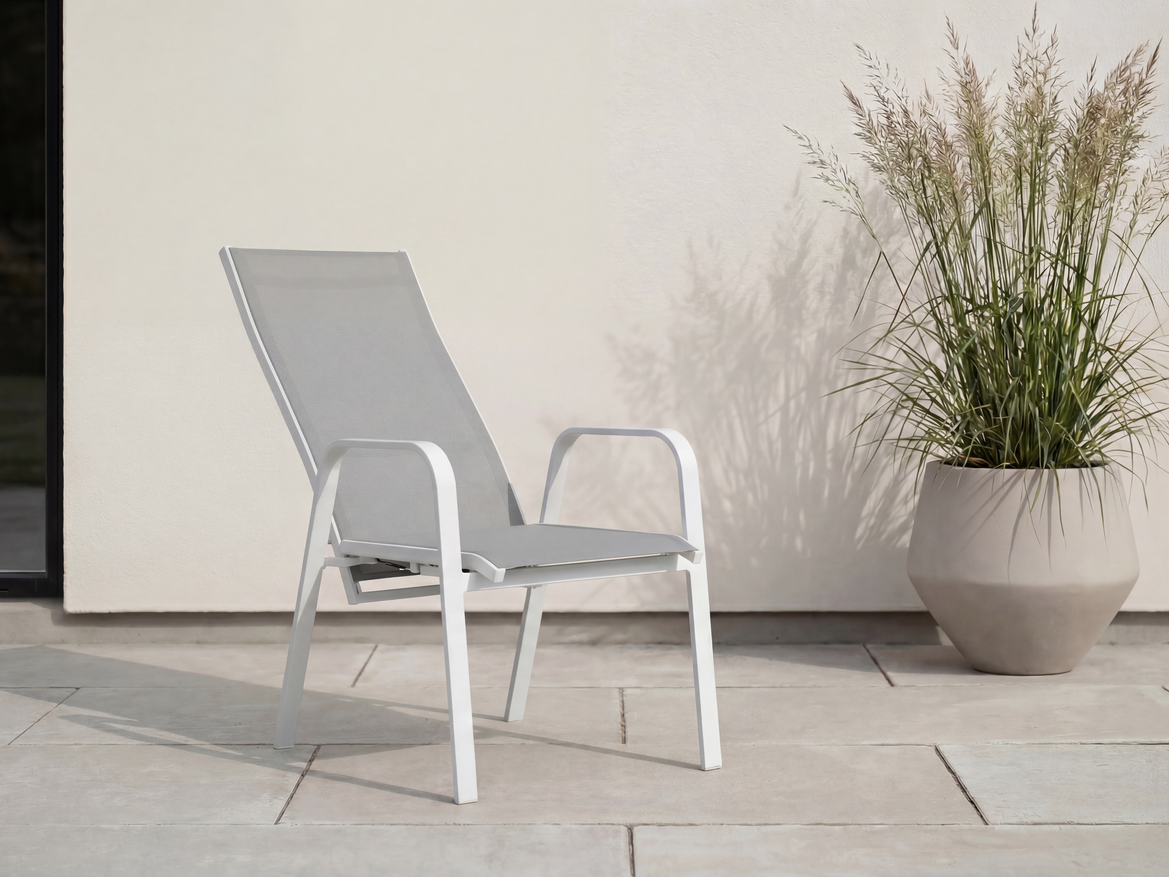 Lauko kėdė Dallas 2776 (Balta + Pilka)