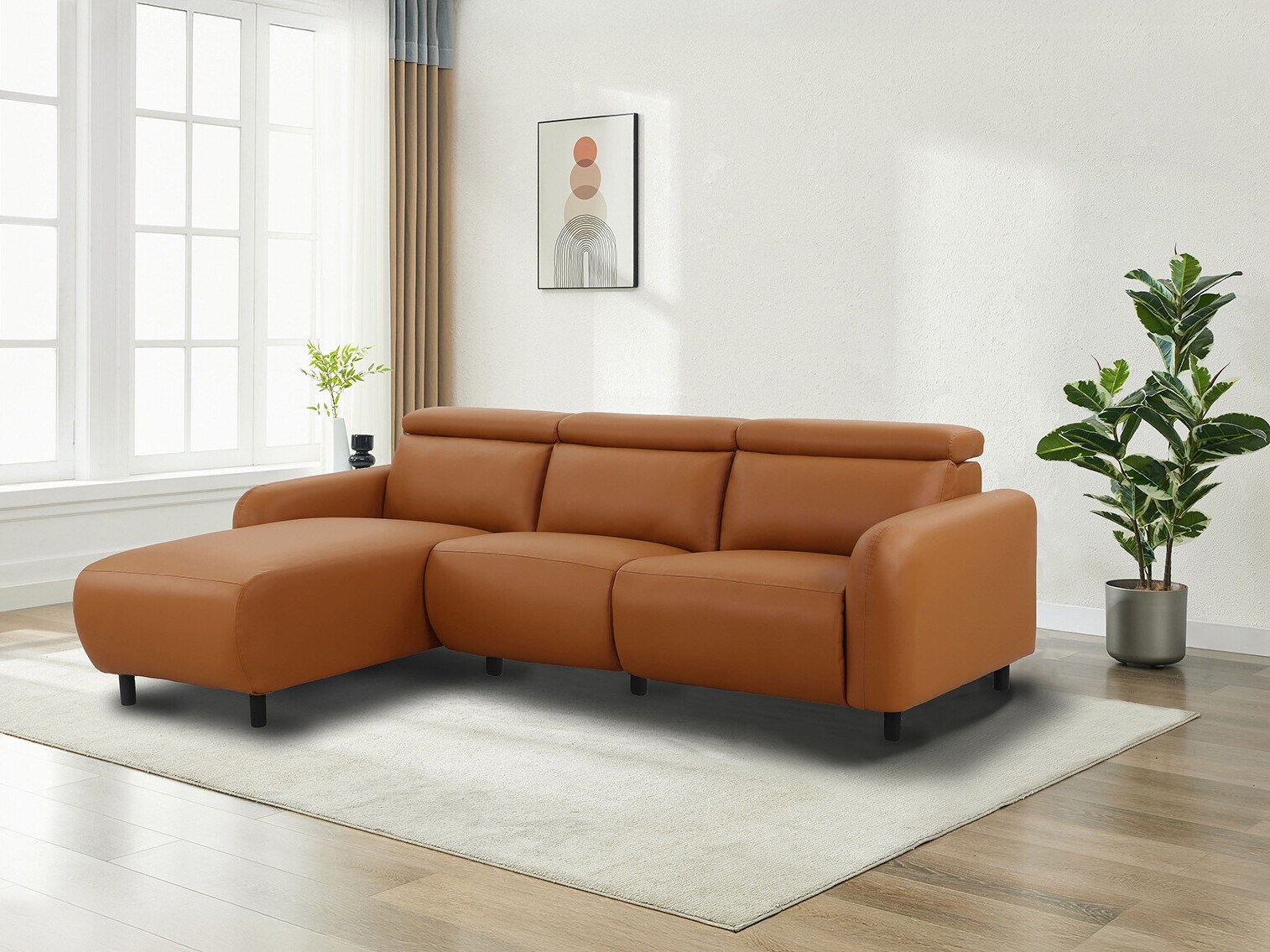 Minkštas kampas reglaineris Revbena 100 (Oranžinė)