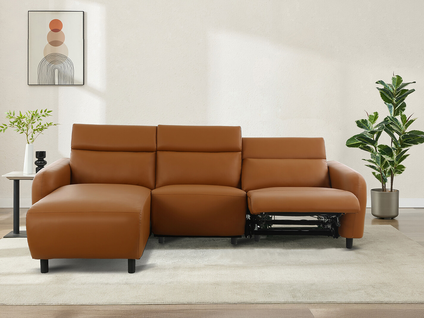 Minkštas kampas reglaineris Revbena 100 (Oranžinė)
