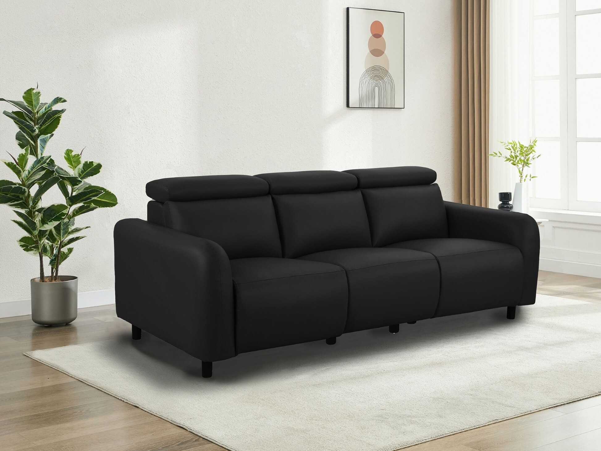 Sofa reglaineris Denton 1511 (Juoda)