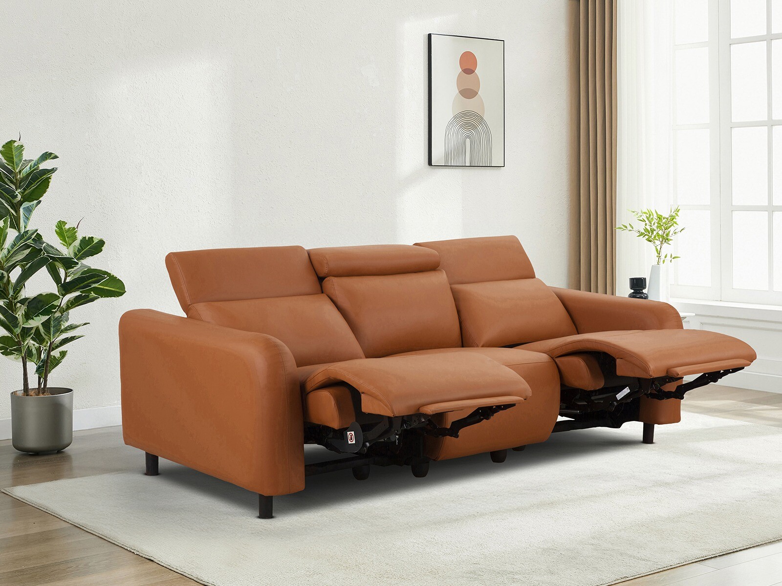 Sofa reglaineris Denton 1511 (Oranžinė)