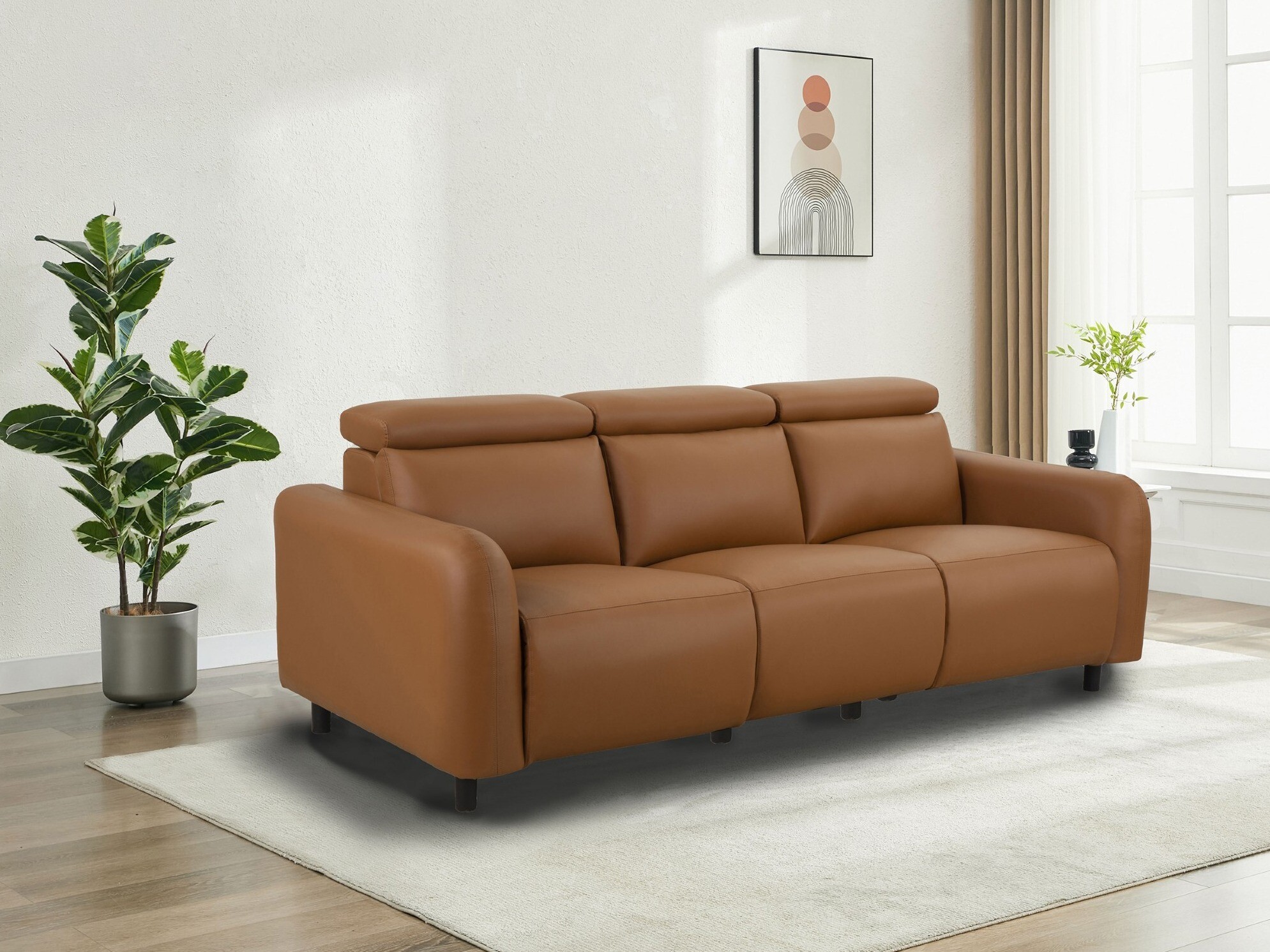 Sofa reglaineris Denton 1511 (Oranžinė)