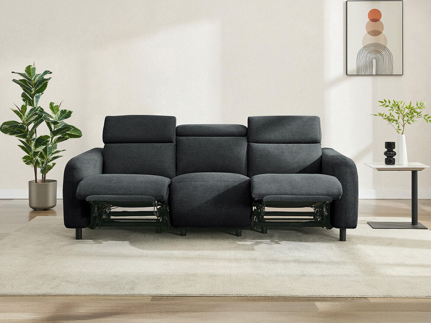 Sofa reglaineris Revbena 102 (Antracitas)