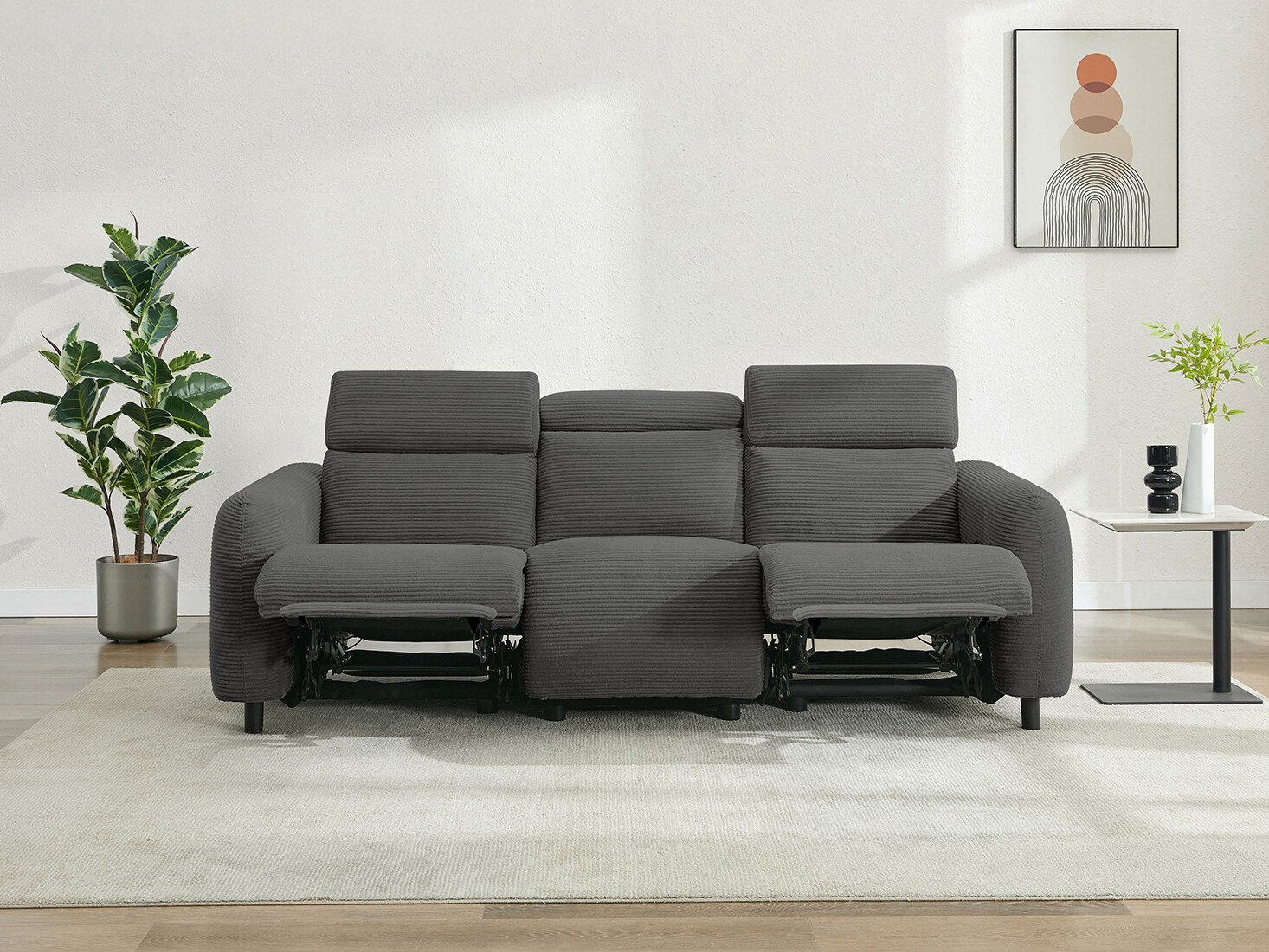 Sofa reglaineris Revbena 105 (Antracitas)
