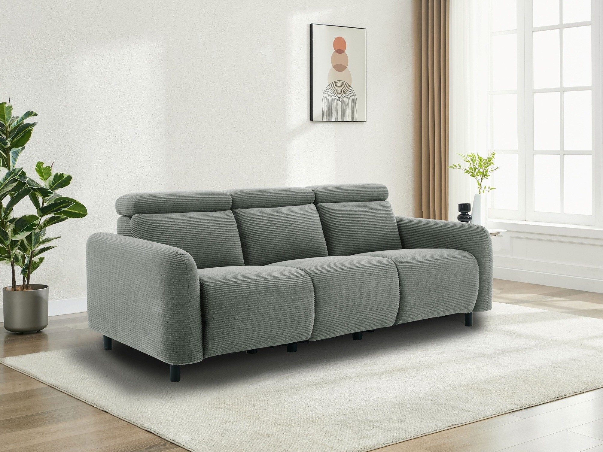 Sofa reglaineris Revbena 106 (Pilka)