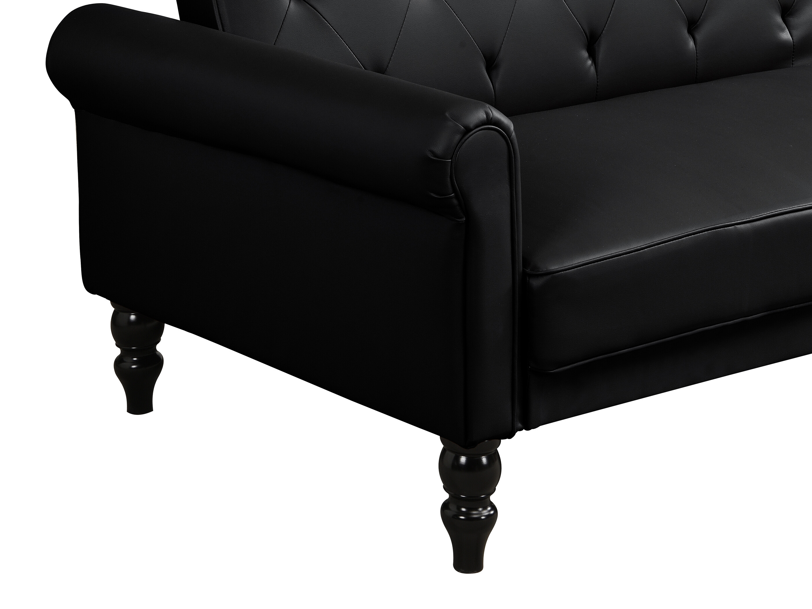 Sofa lova Denton 1581 (Juoda)