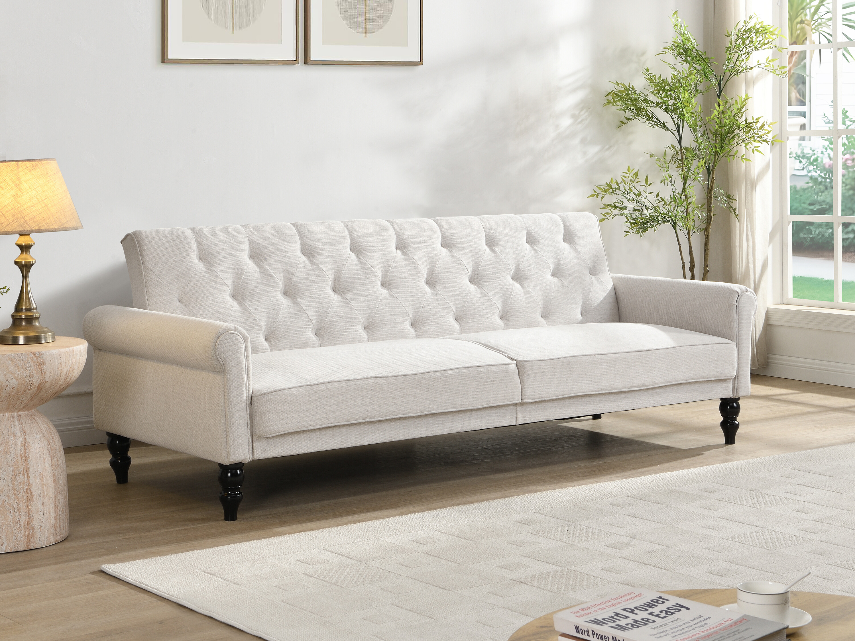 Sofa lova Denton 1581 (Kreminė)