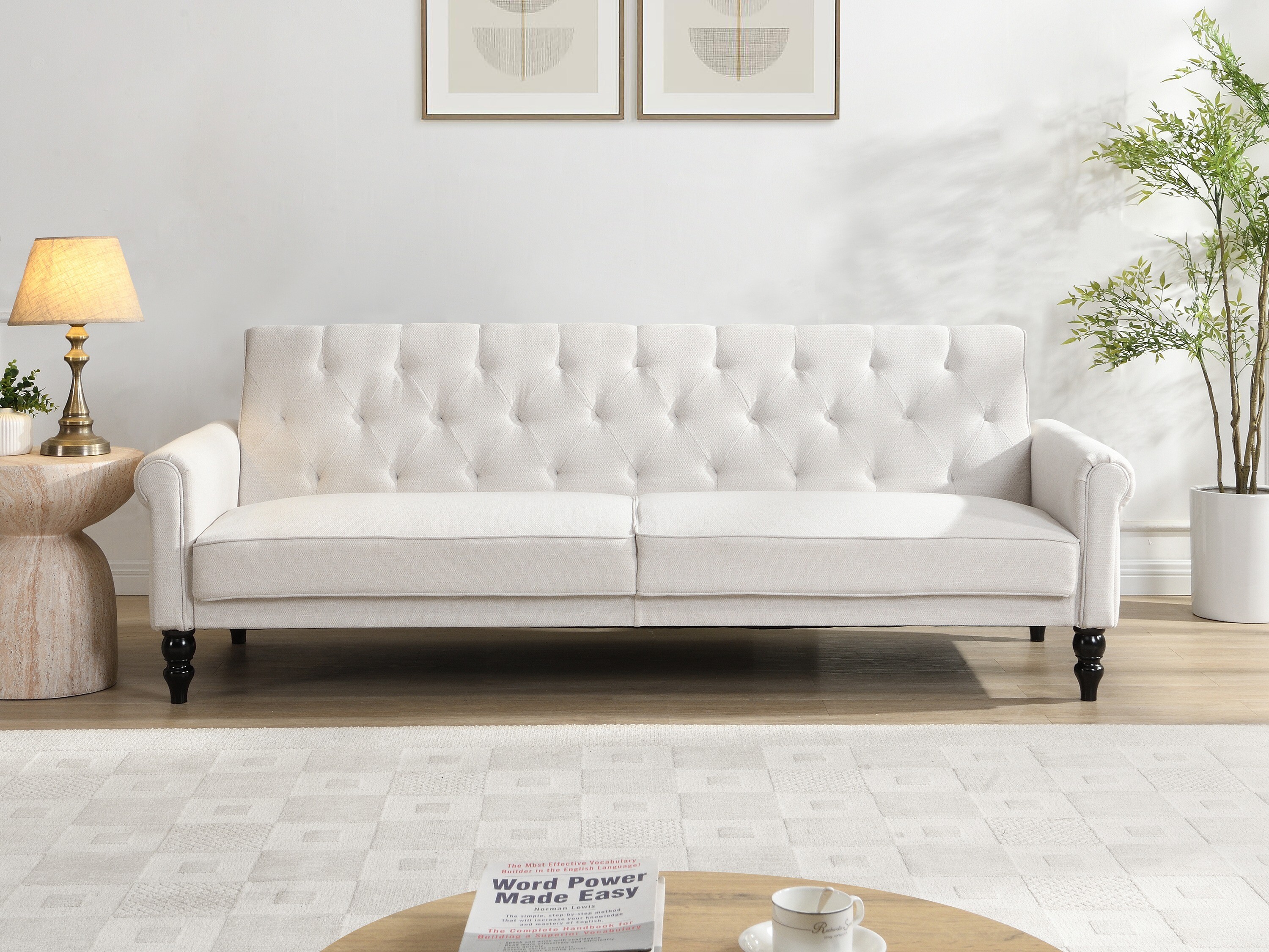 Sofa lova Denton 1581 (Kreminė)
