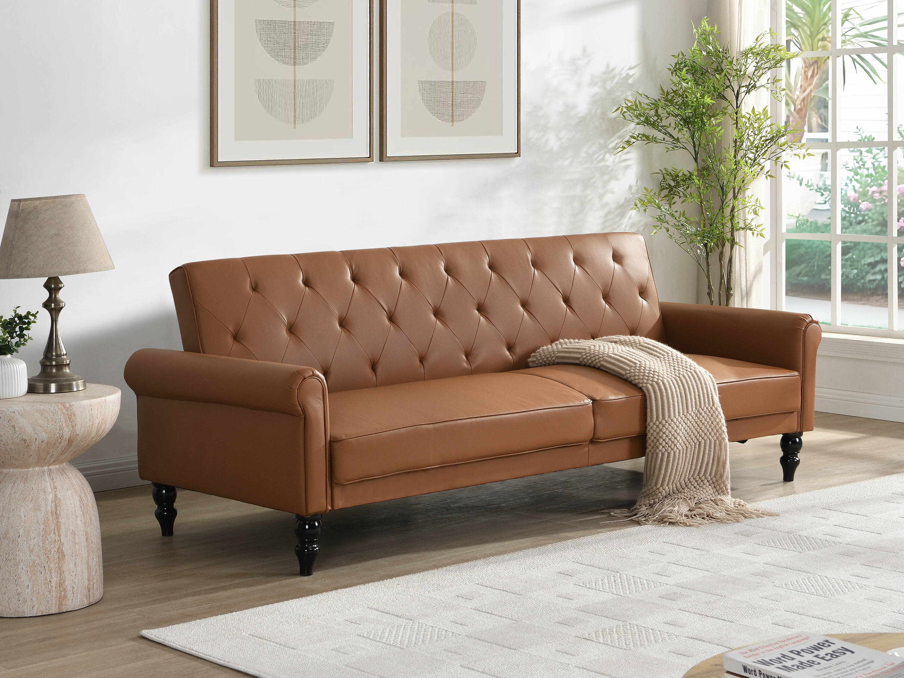 Sofa lova Denton 1581 (Oranžinė)