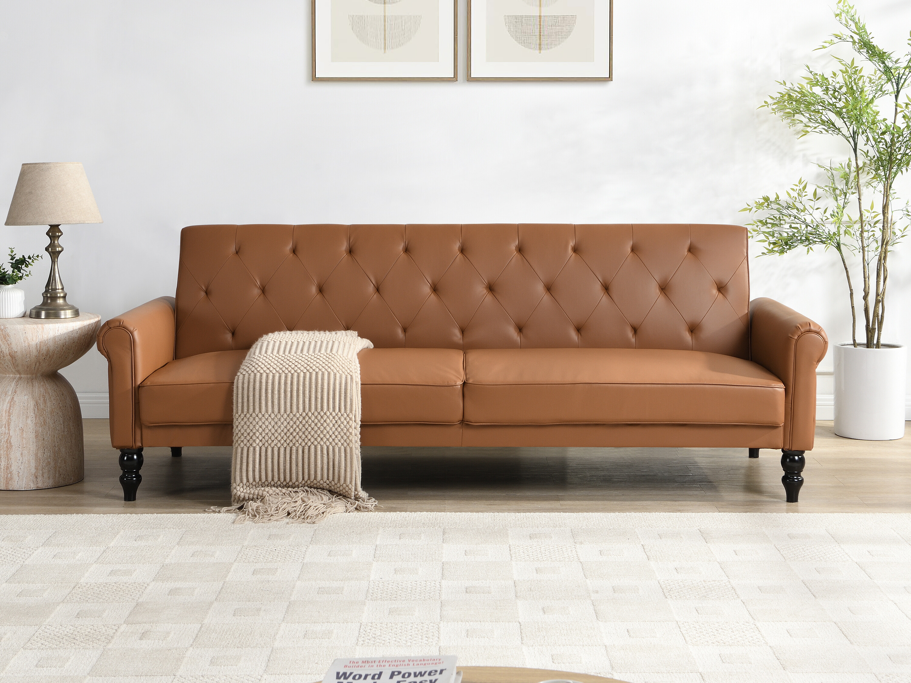 Sofa lova Denton 1581 (Oranžinė)