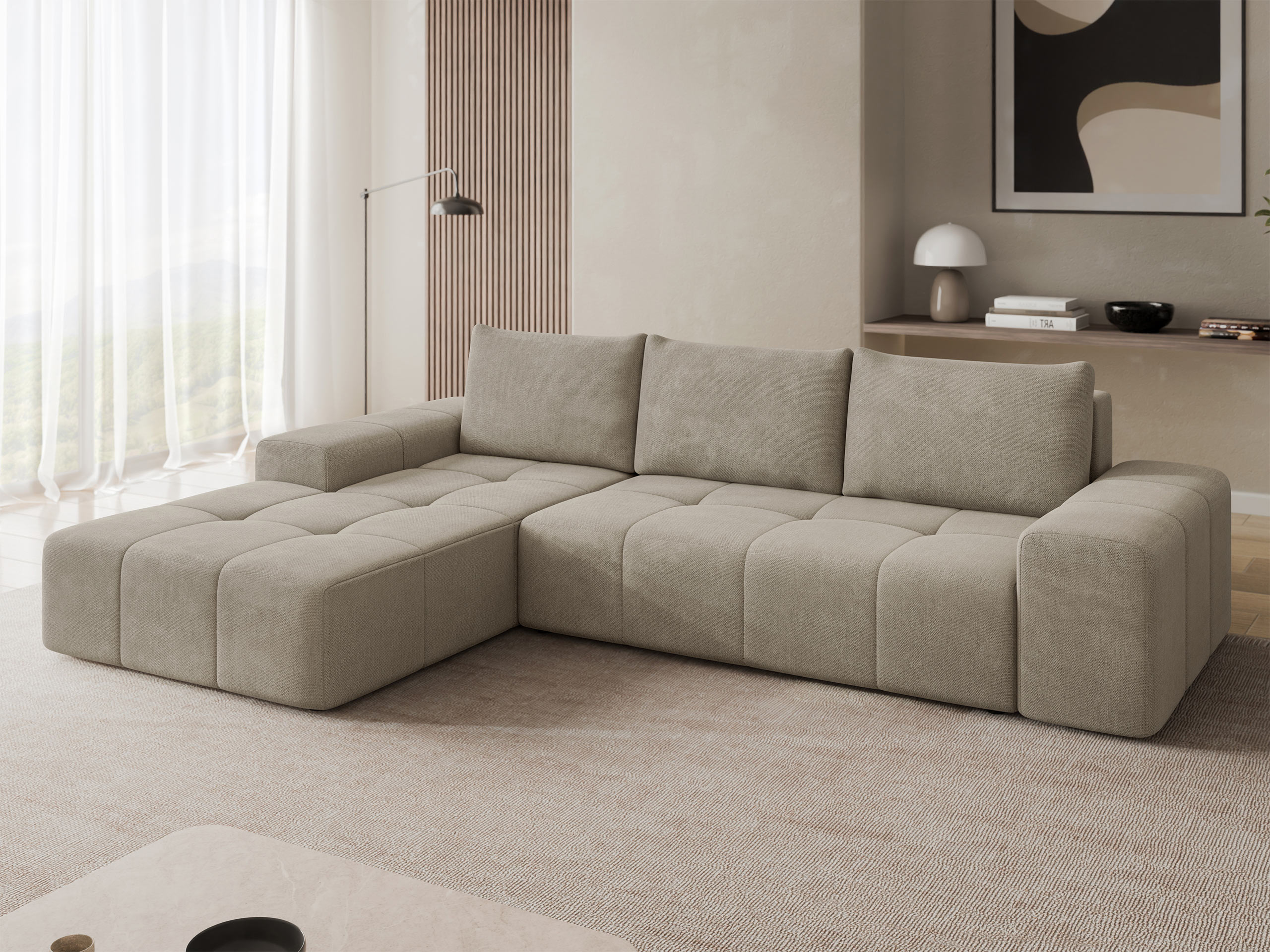 Minkštas kampas Comfivo 591 (Spirit Taupe)