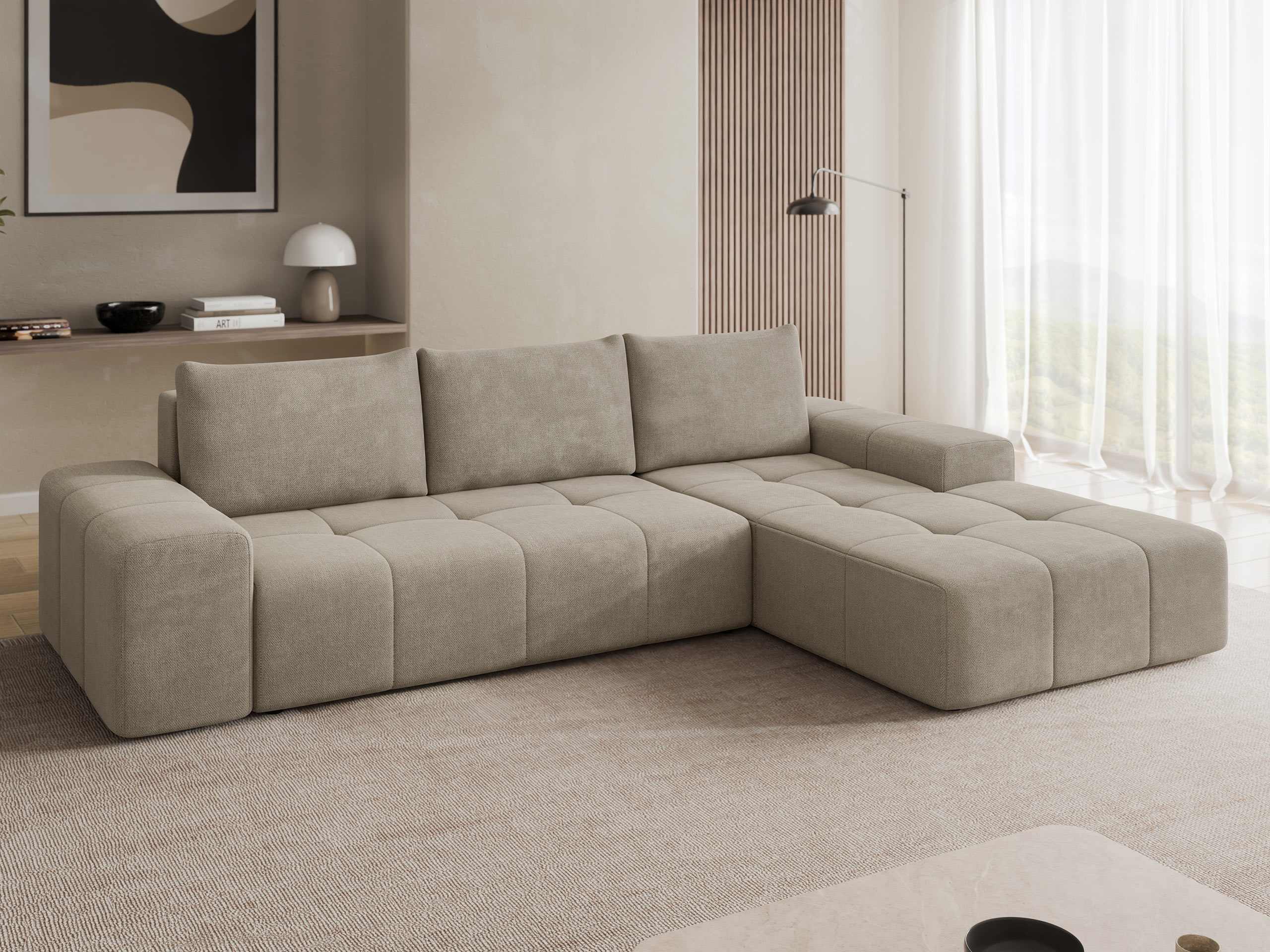 Minkštas kampas Comfivo 591 (Spirit Taupe)