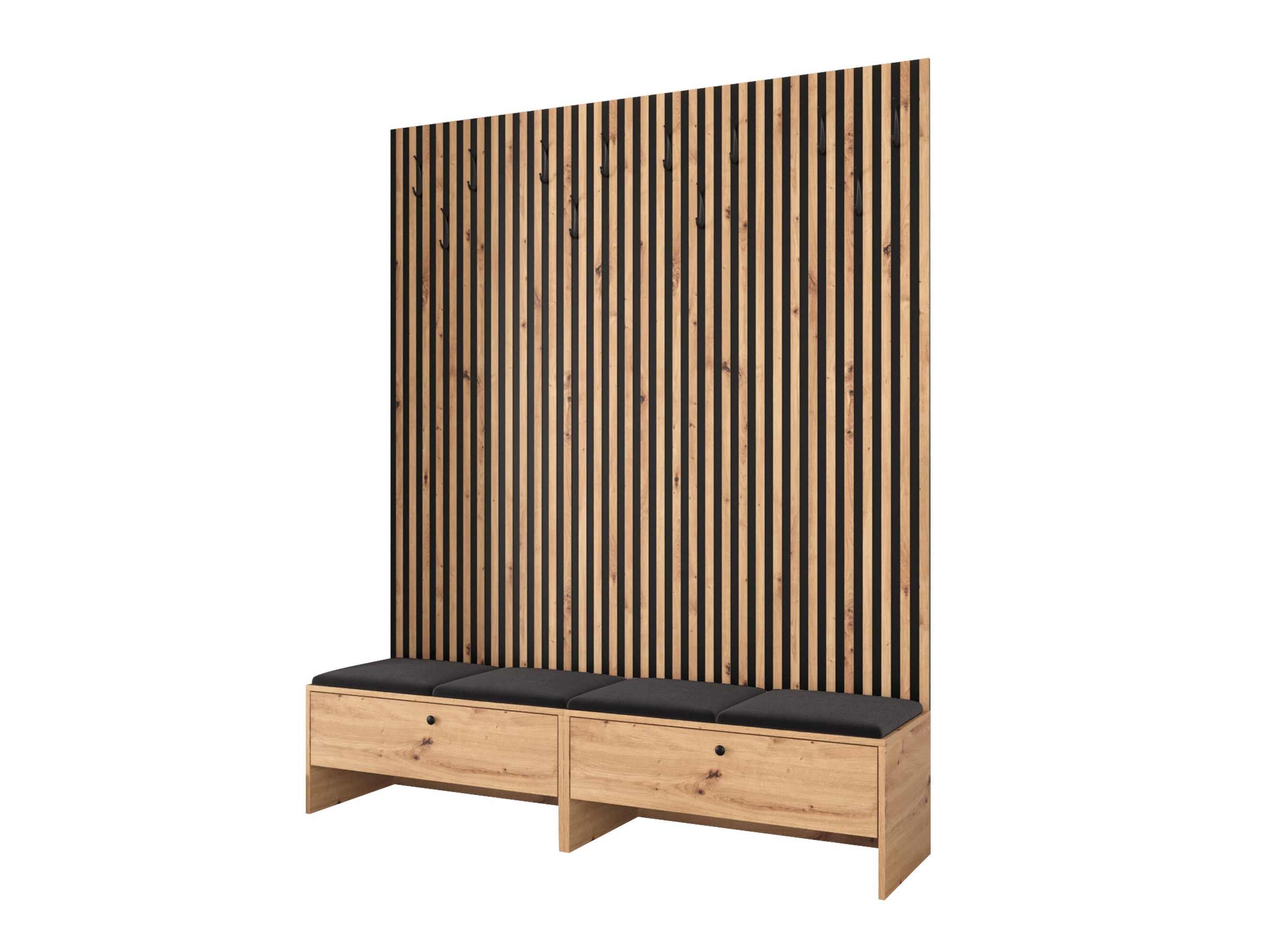 Prieškambario komplektas Donio V (Artisan ąžuolas + Polo 897)