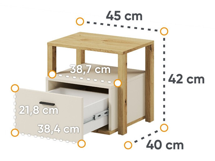 Naktinis staliukas ST9246