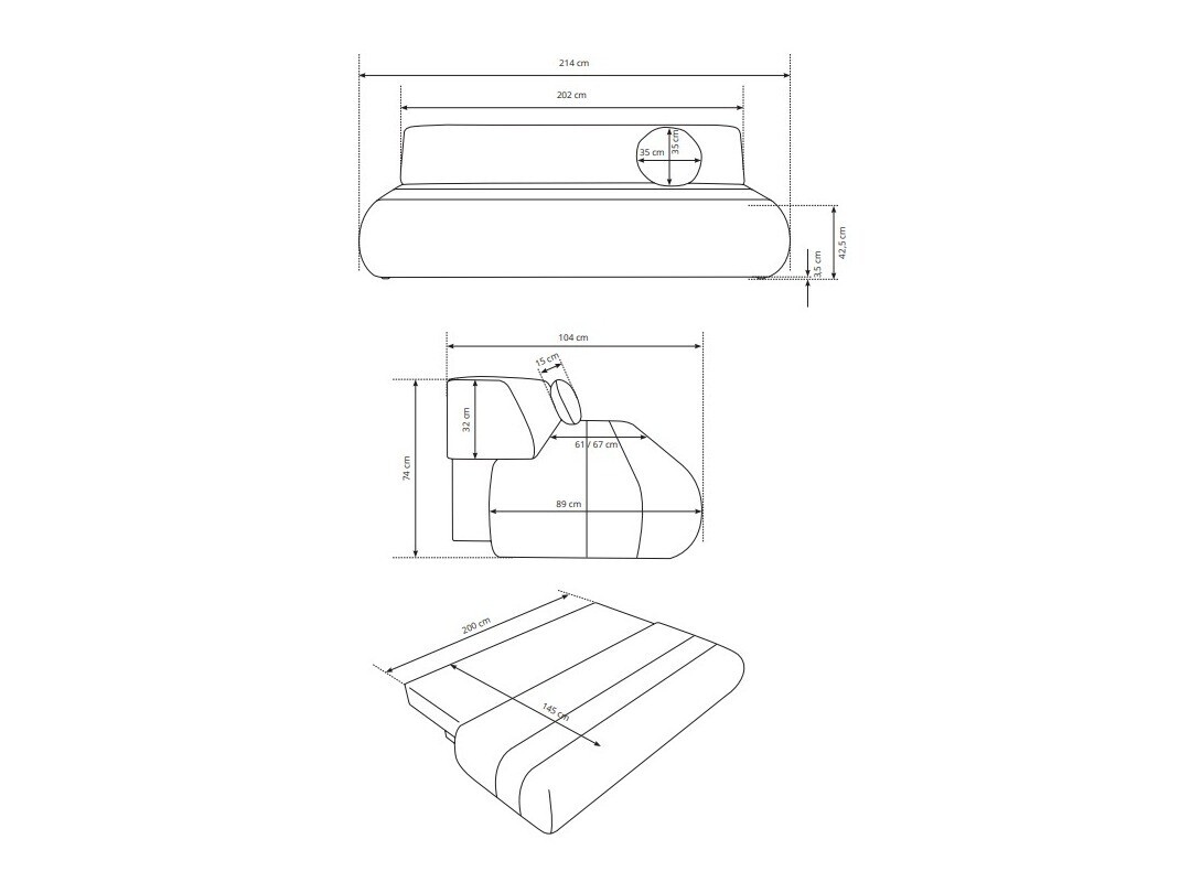 Sofa lova Kingston 211 (Wilma 02)