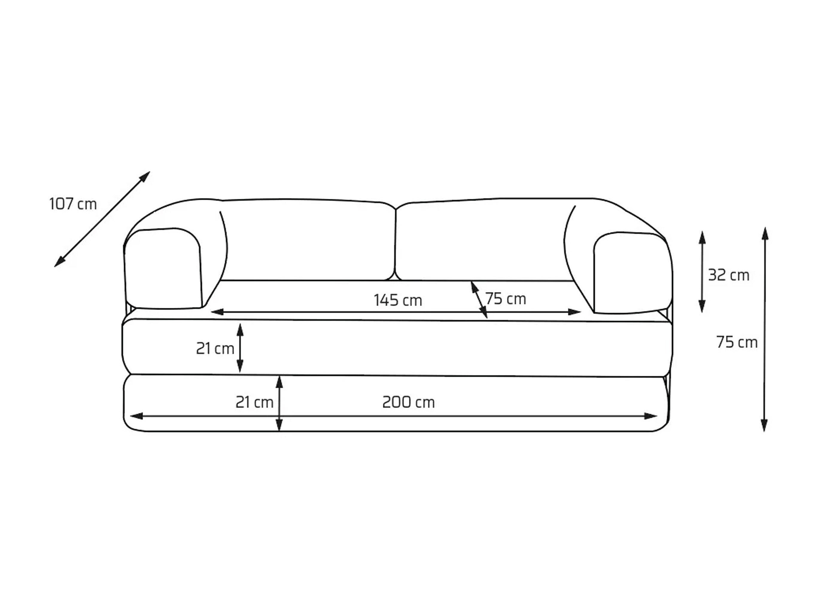 Sofa lova Carson 147 (Cruz 48)