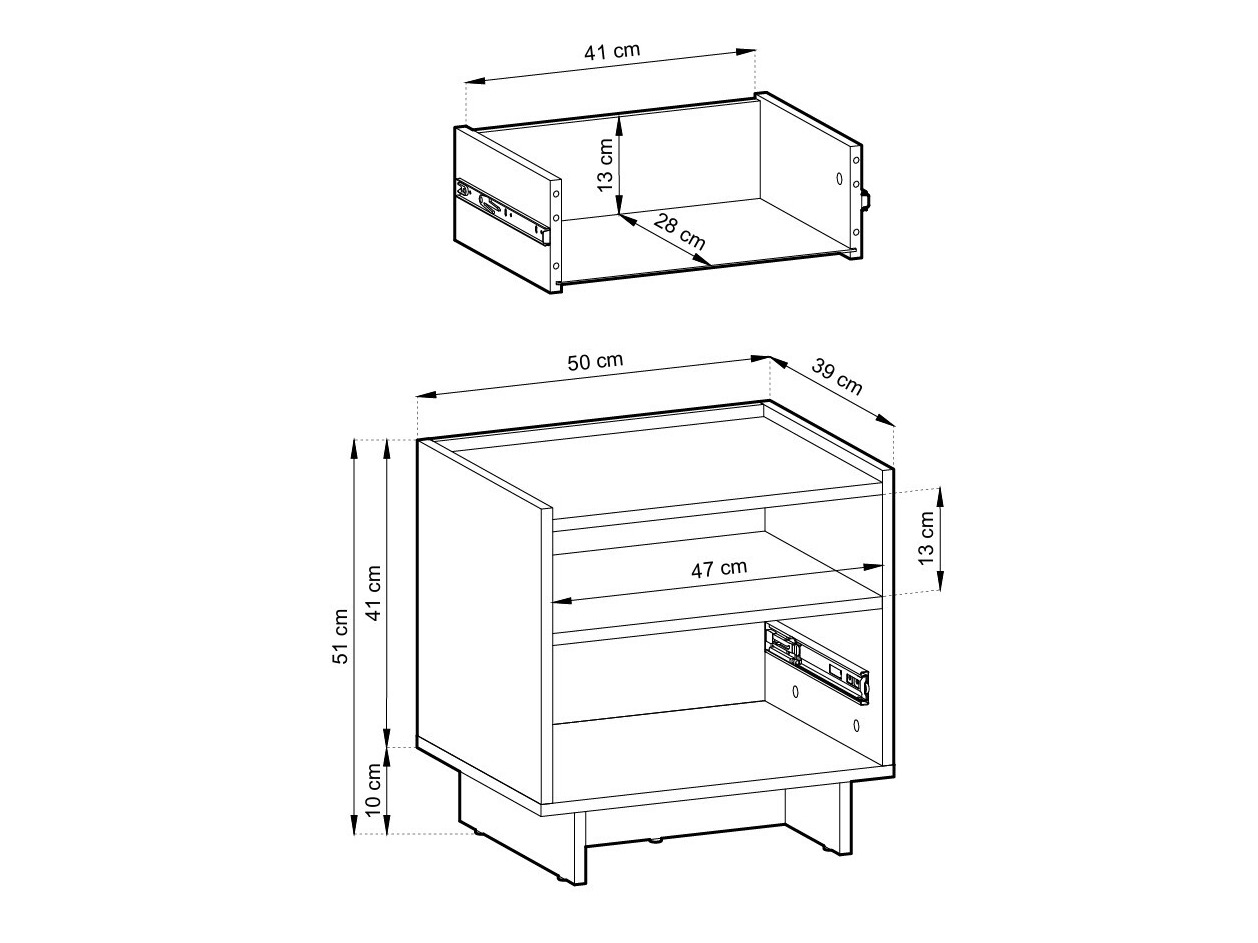 Naktinis staliukas ST9257