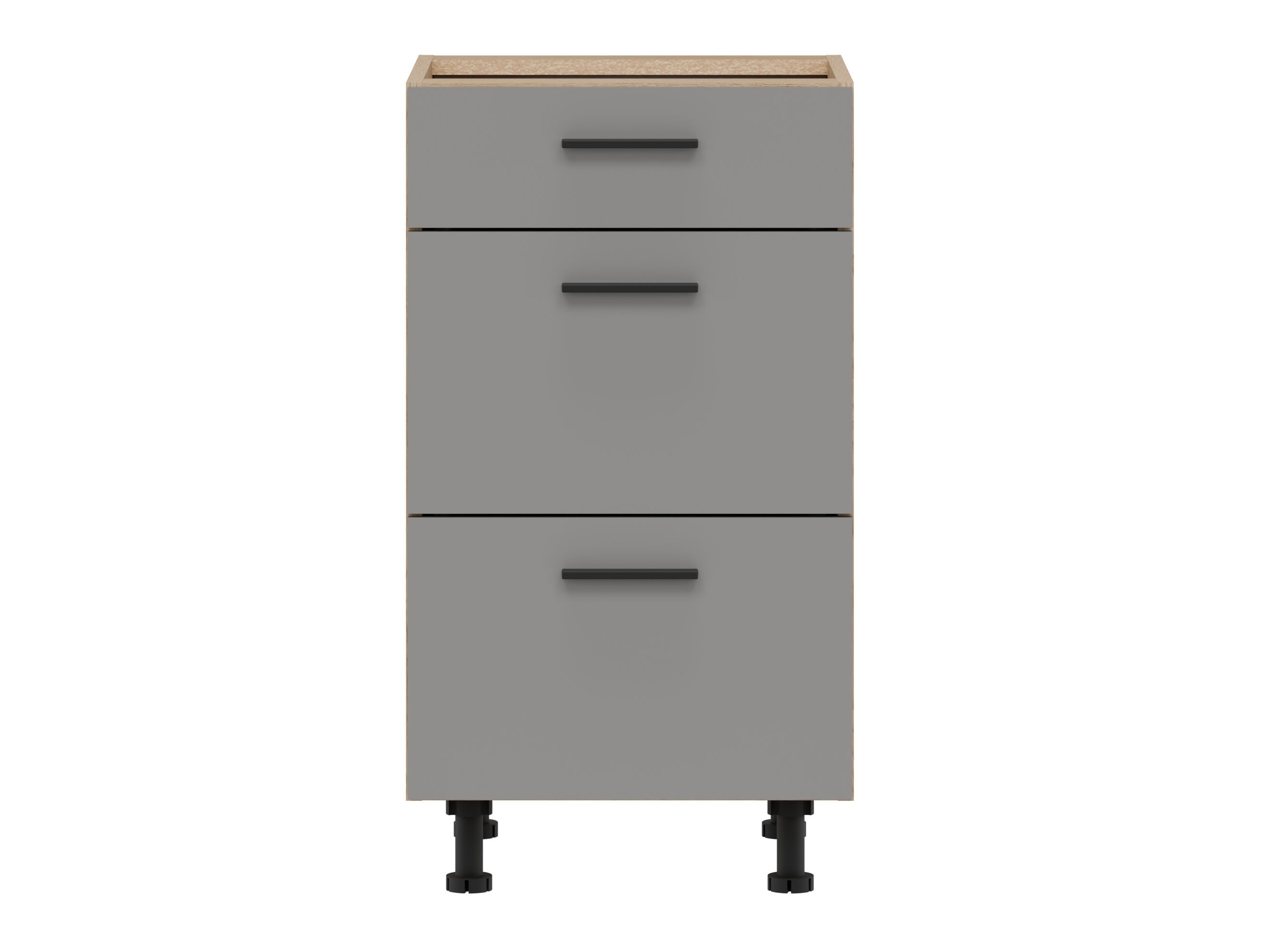 Modulinė spintelė su stalčiais Ati Grey Artisan 105