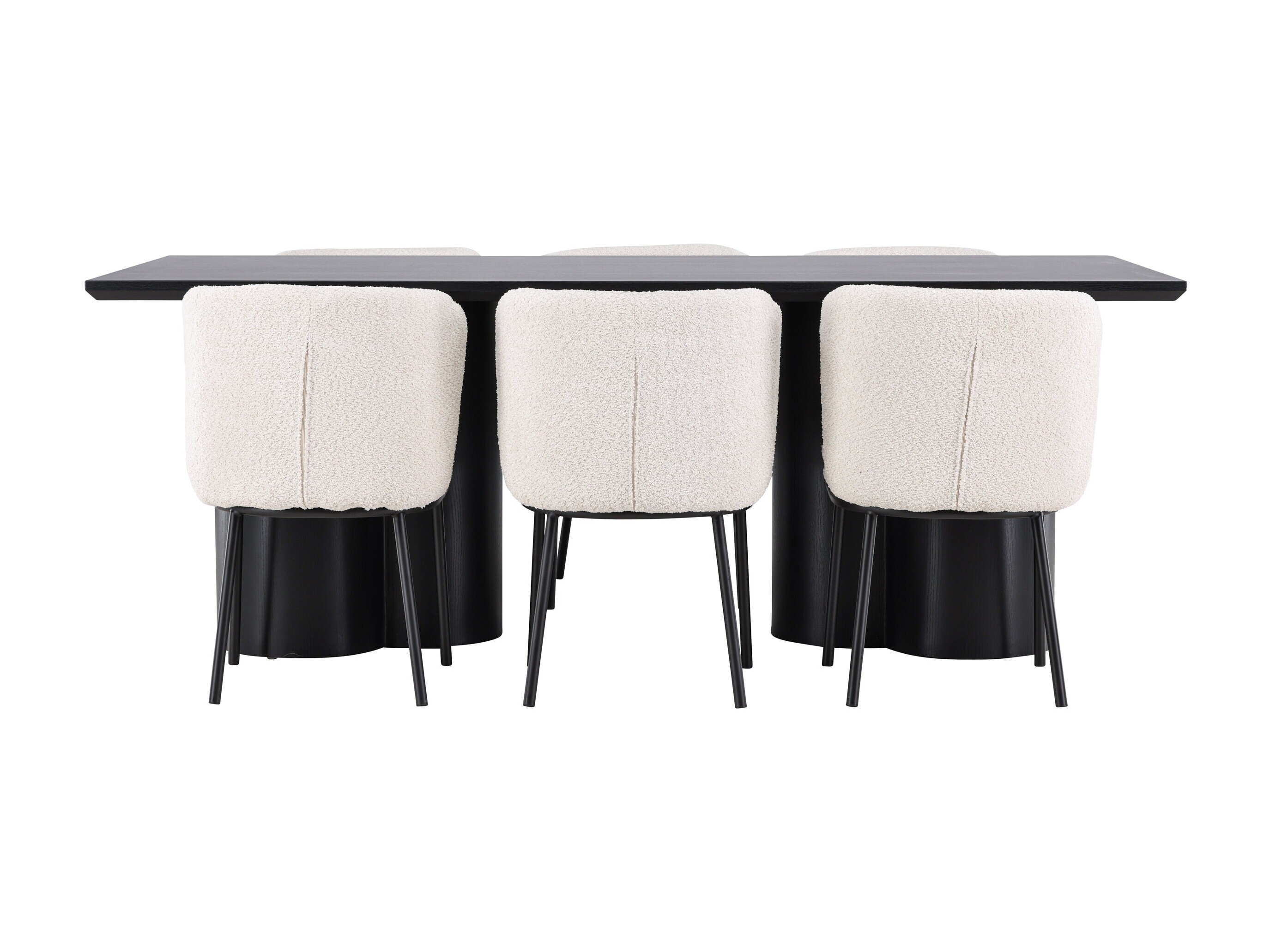Valgomojo komplektas Dallas 5176 (Juoda)