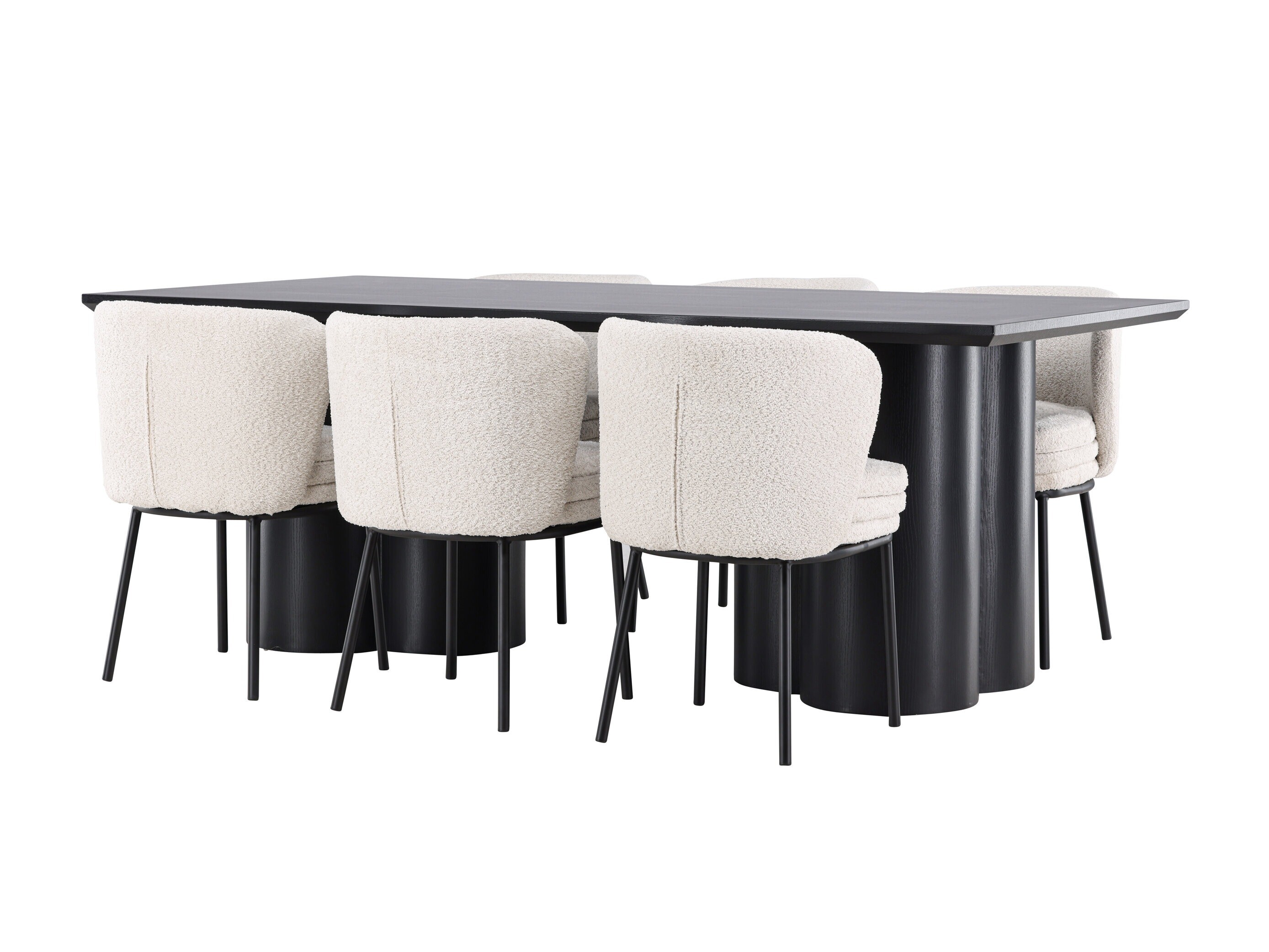 Valgomojo komplektas Dallas 5176 (Juoda)