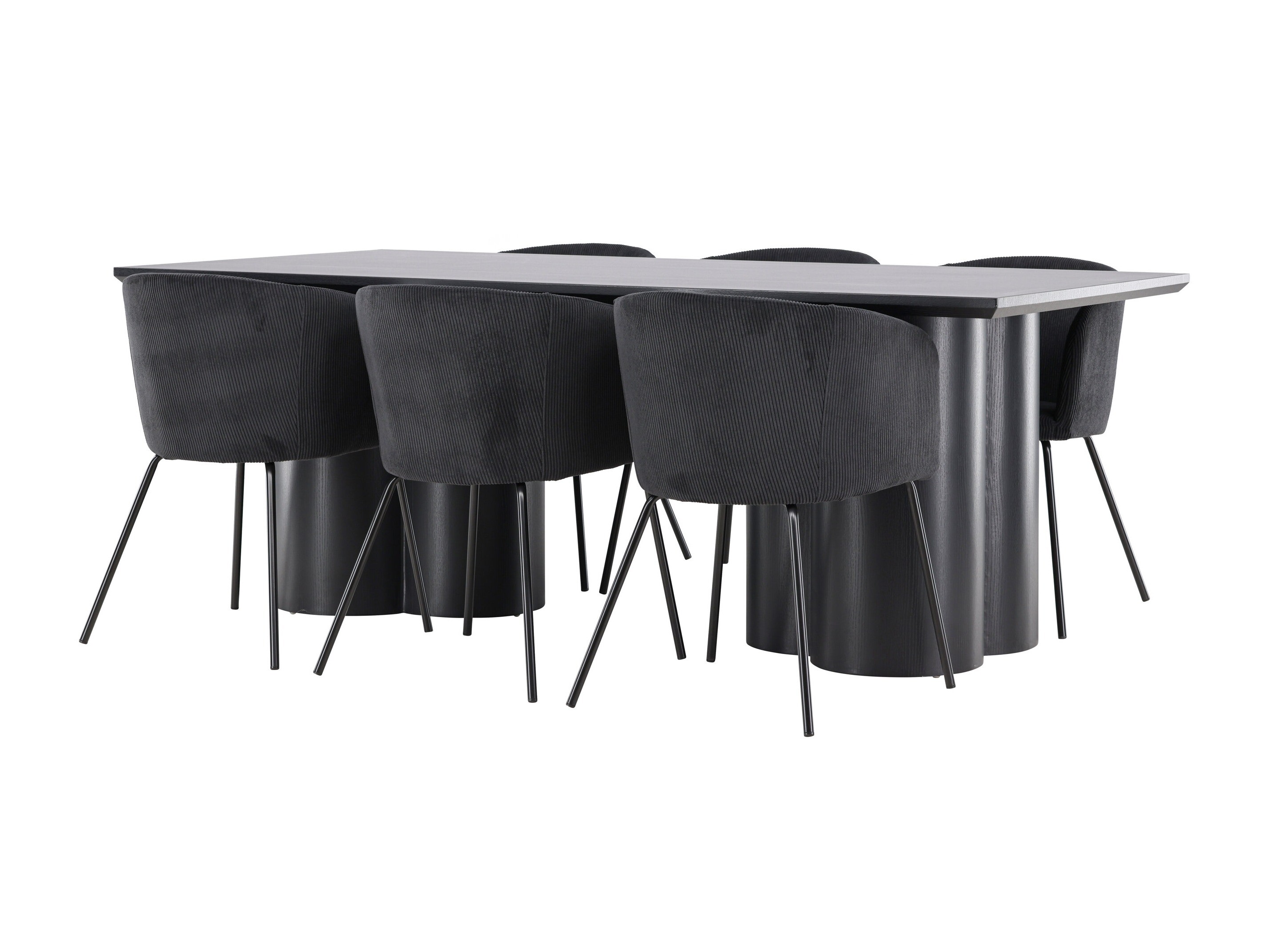 Valgomojo komplektas Dallas 5181 (Juoda)