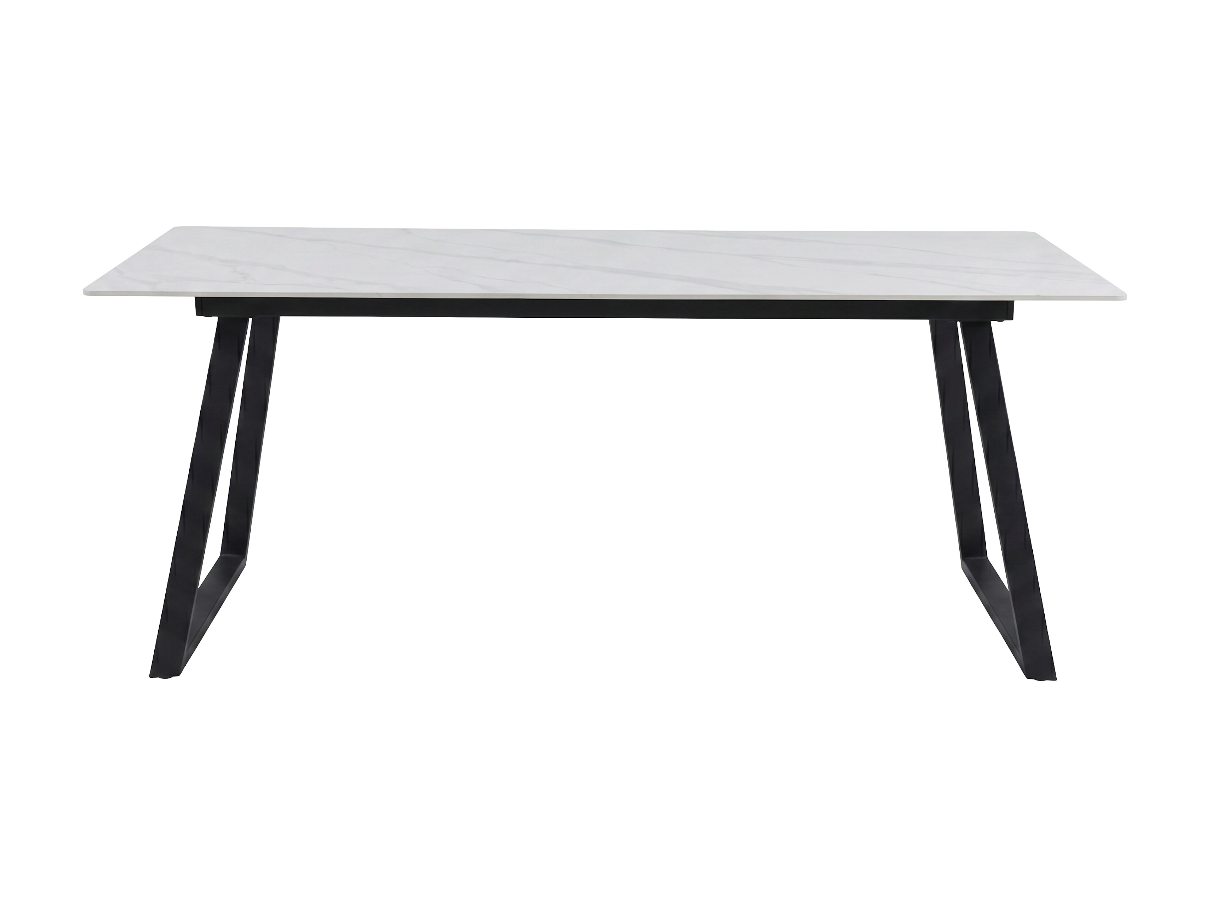 Stalas Dallas 5355 (Baltas marmuras + Juoda)