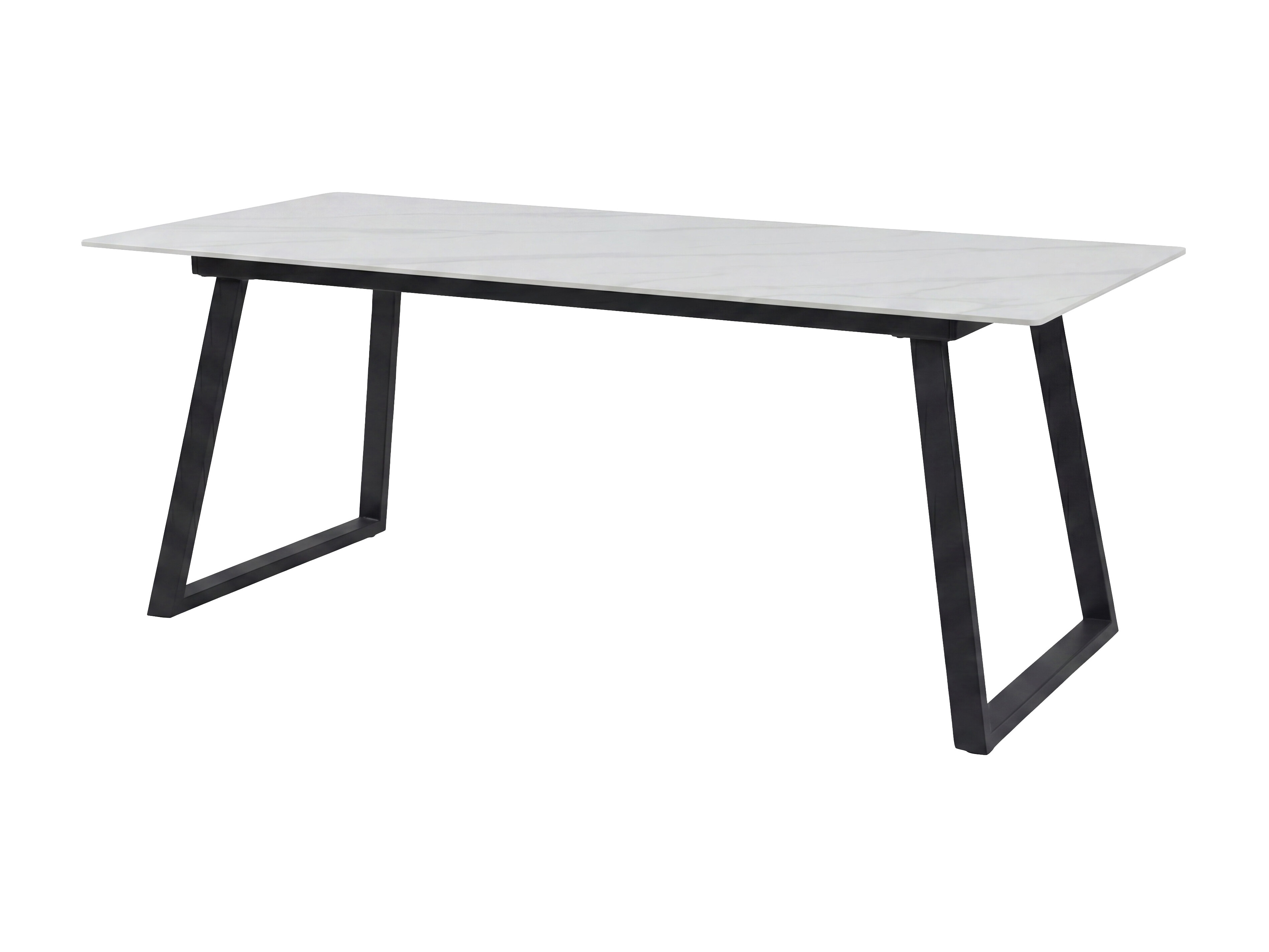 Stalas Dallas 5355 (Baltas marmuras + Juoda)