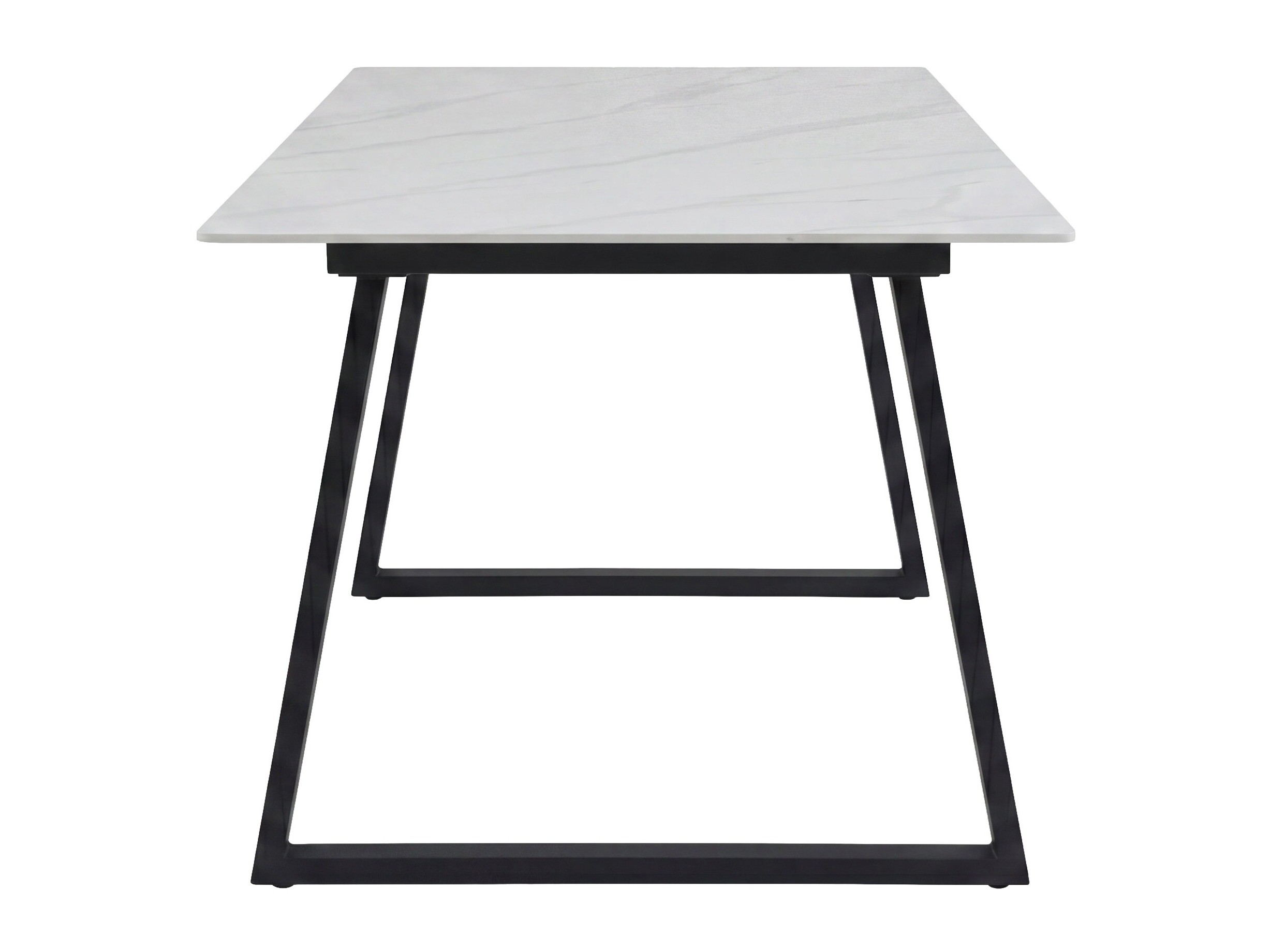 Stalas Dallas 5355 (Baltas marmuras + Juoda)