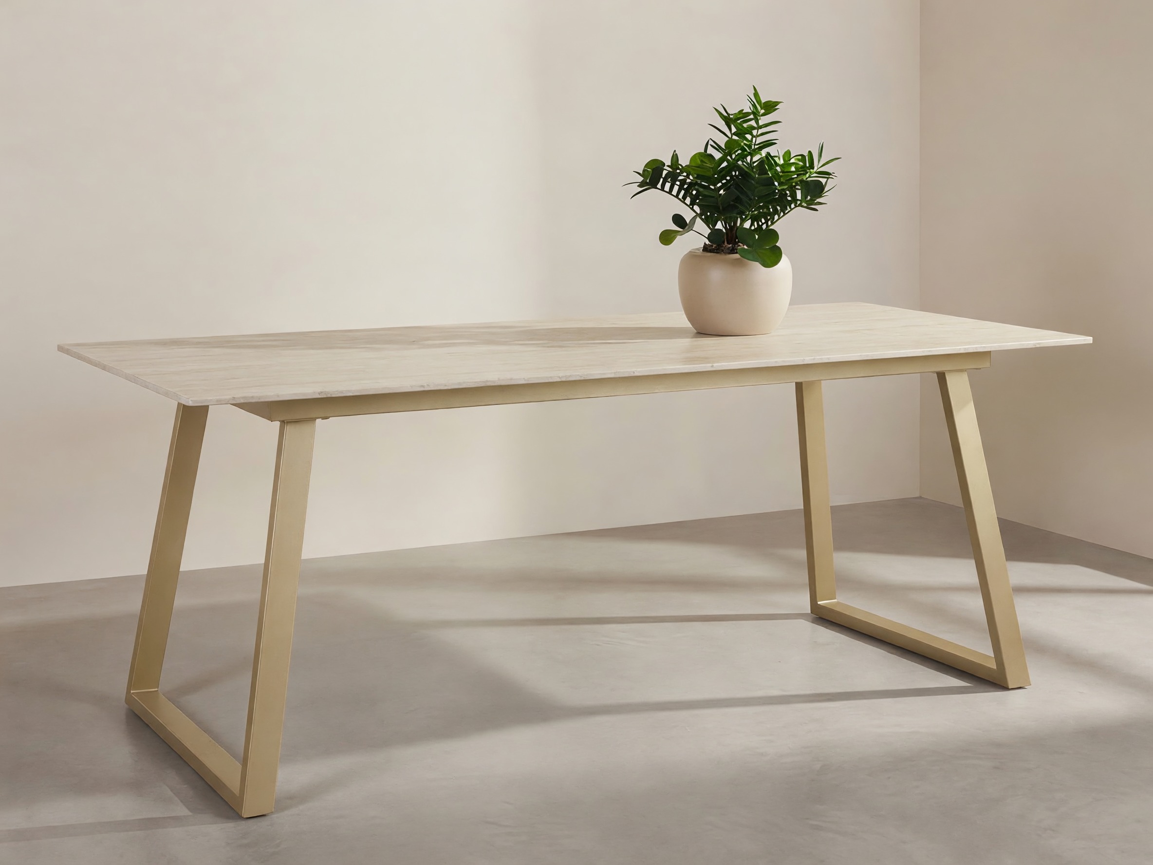 Stalas Dallas 5355 (Smėlinė + Auksinė)