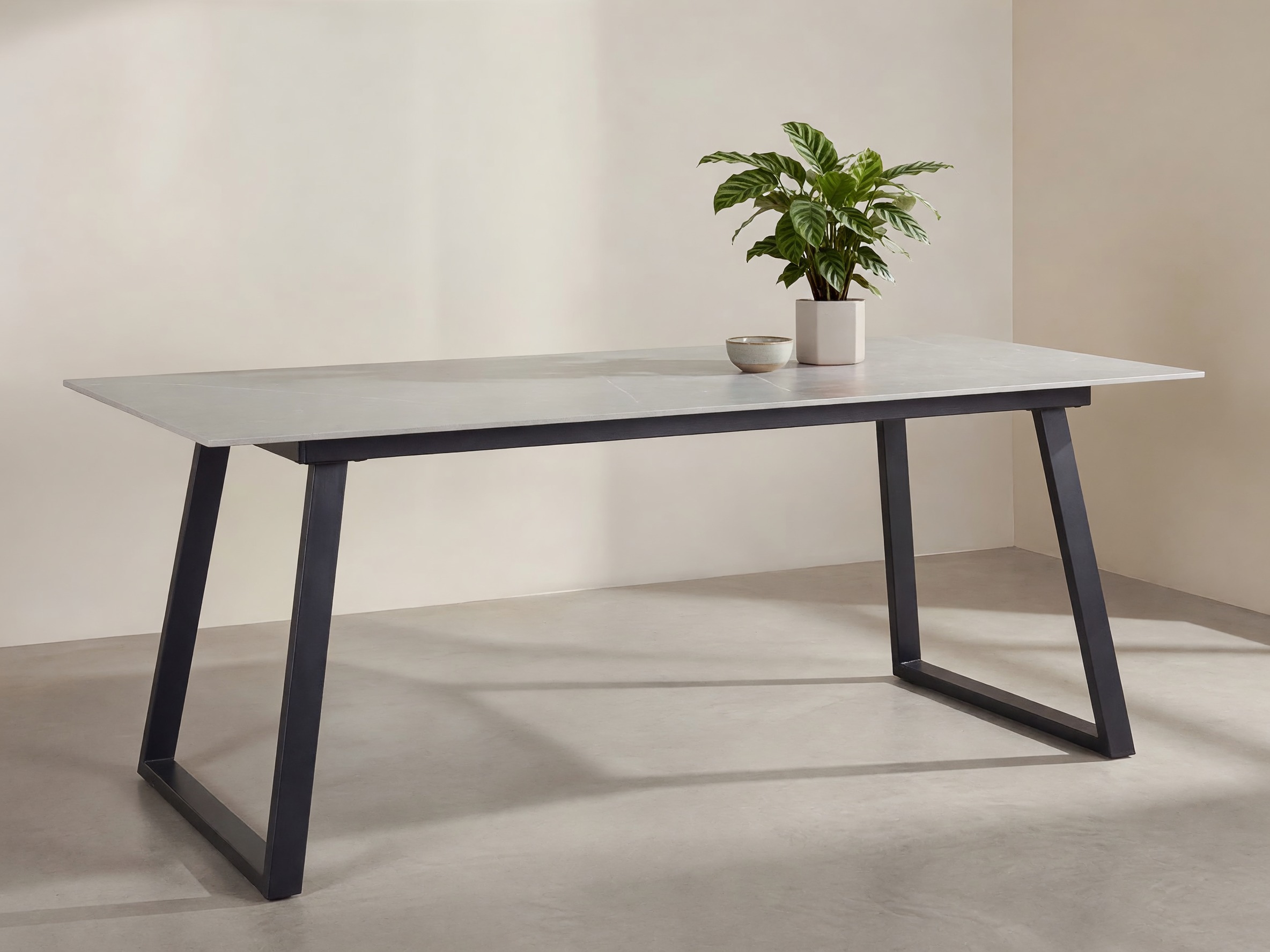 Stalas Dallas 5355 (Tamsi pilka + Juoda)