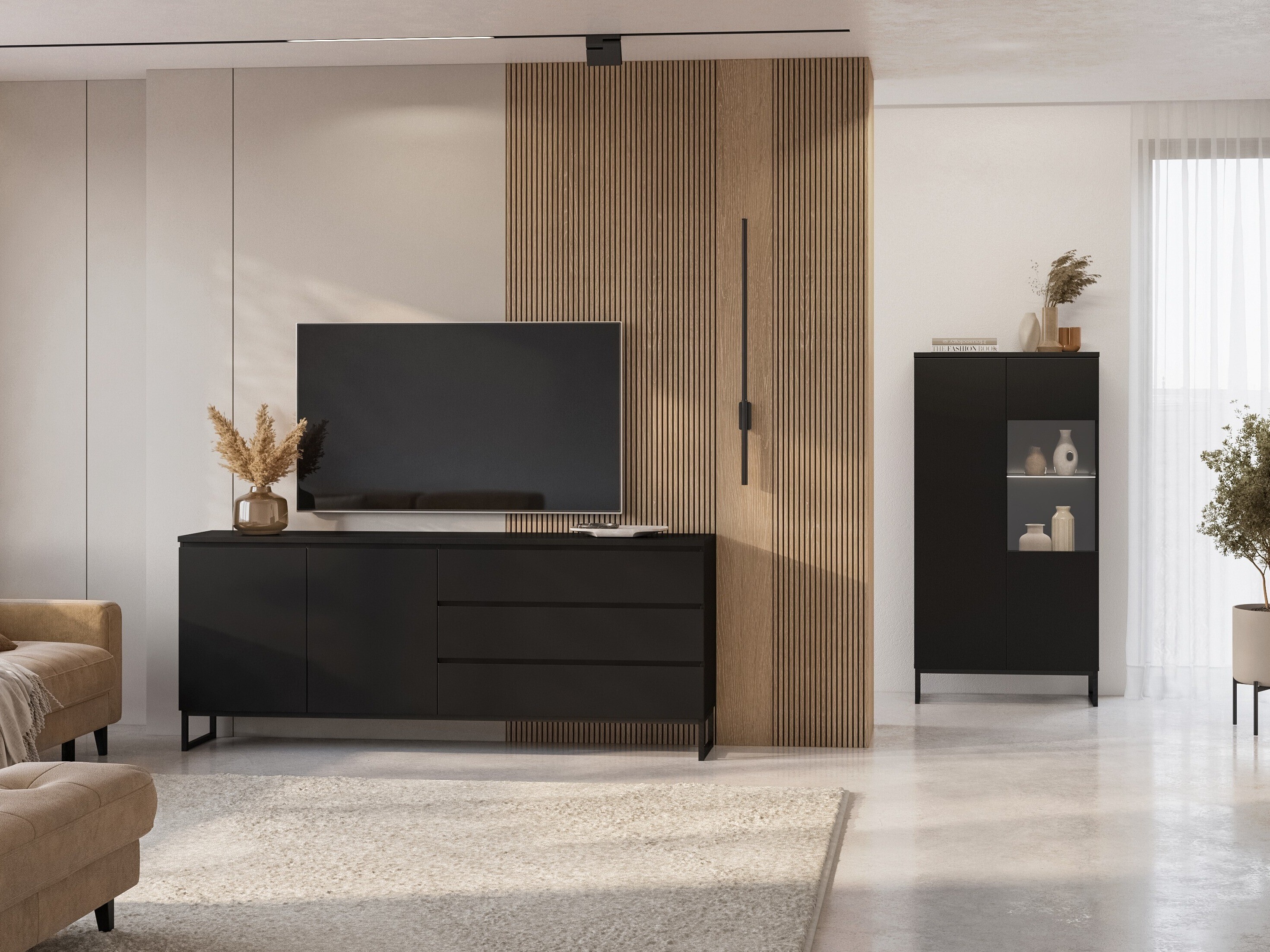 Komoda Velsora 103 (Juoda)
