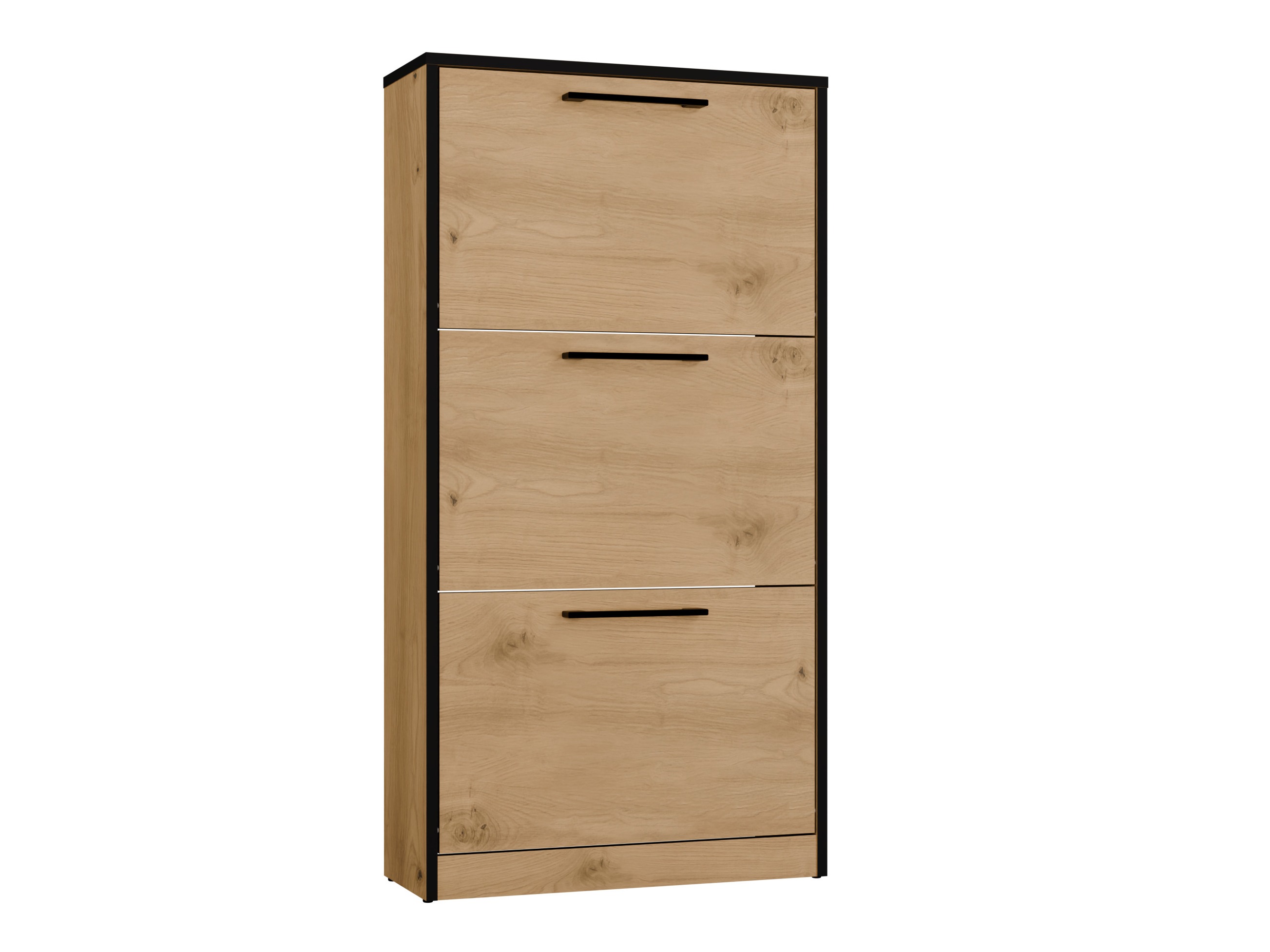 Batų dėžė Mandeville 224 (Artisan ąžuolas + Juoda)