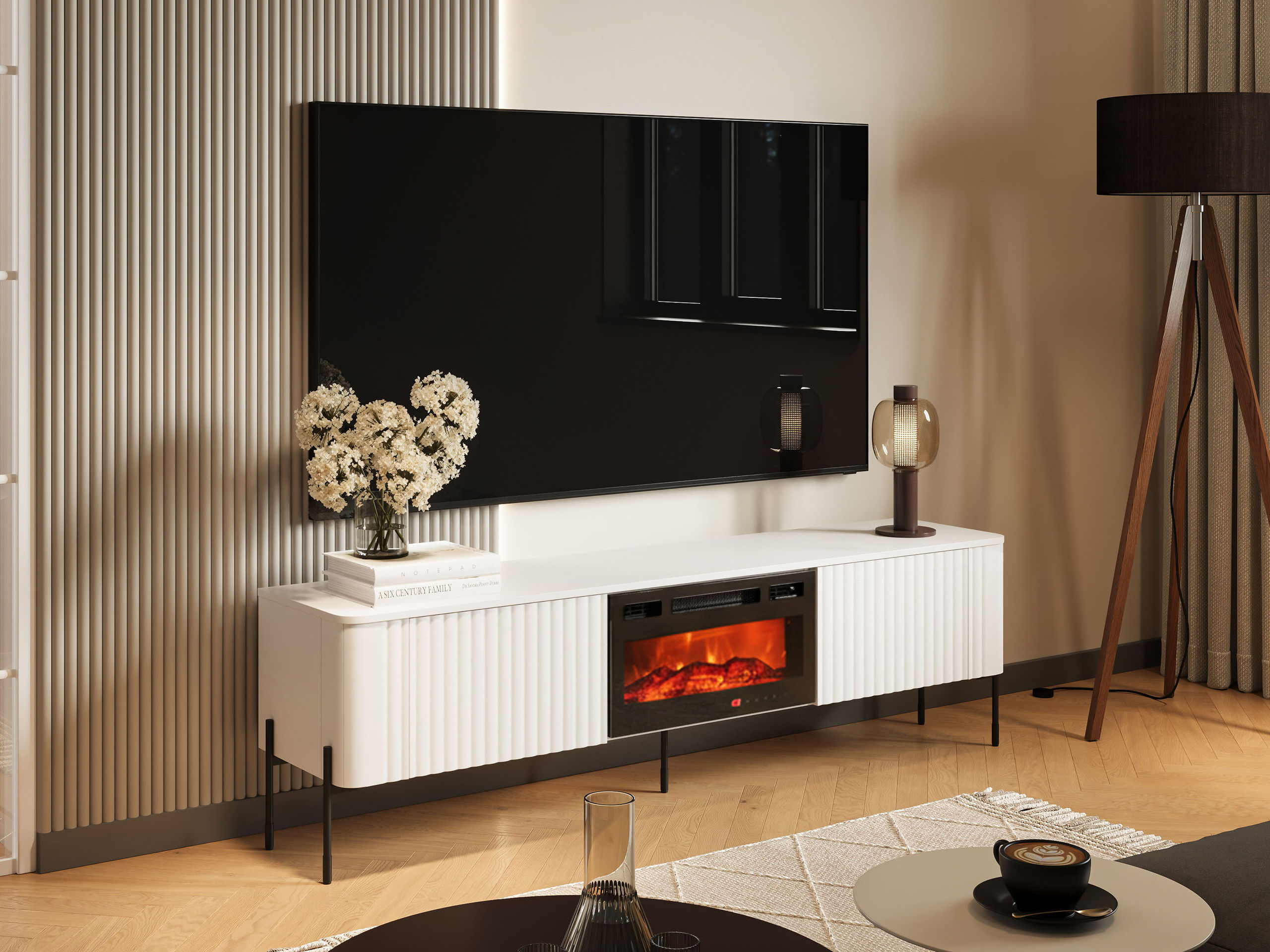 TV staliukas Mavnue 105 (Balta)