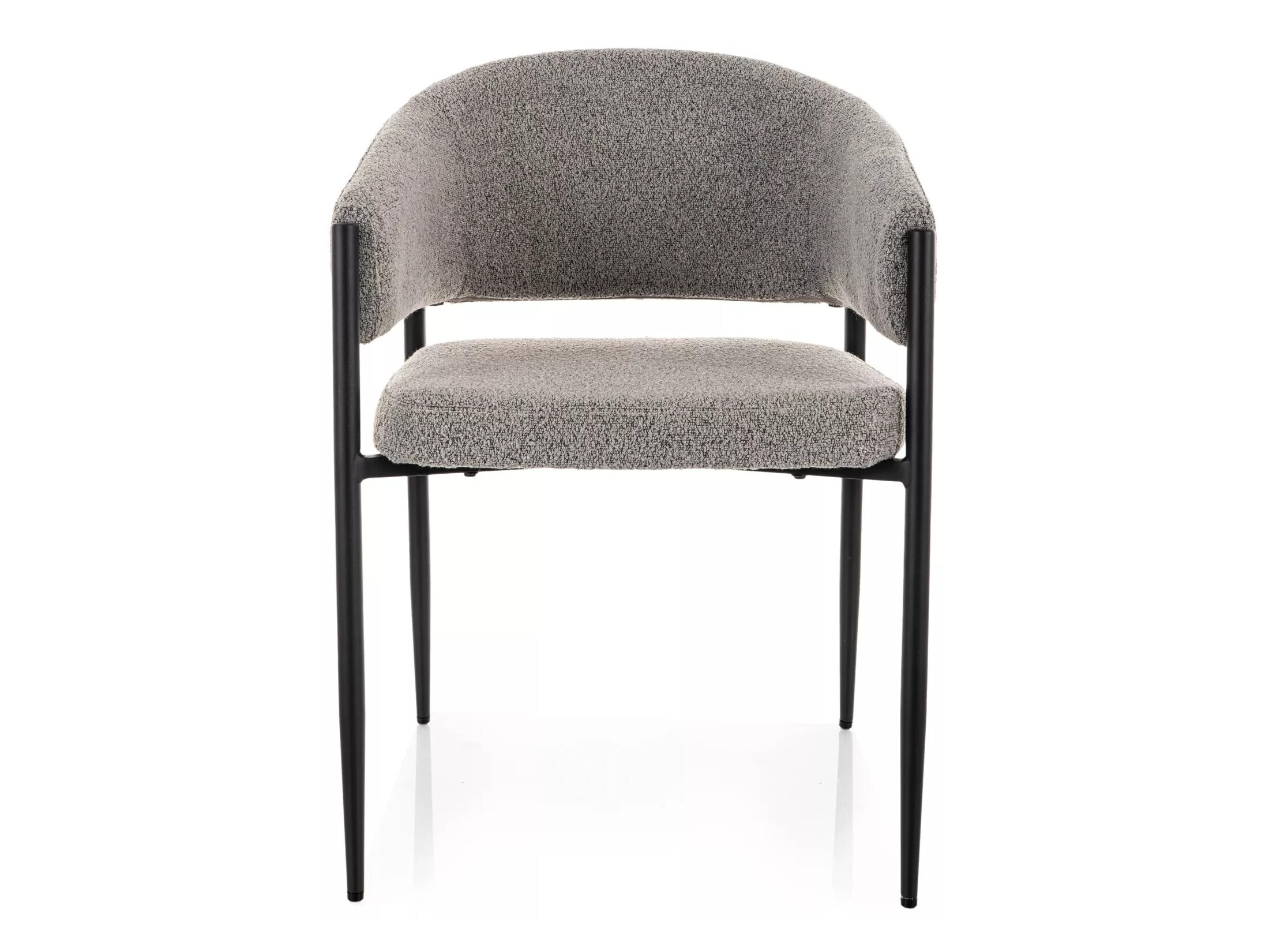 Kėdė Detroit 1053 (Pilka + Matinė Juoda)