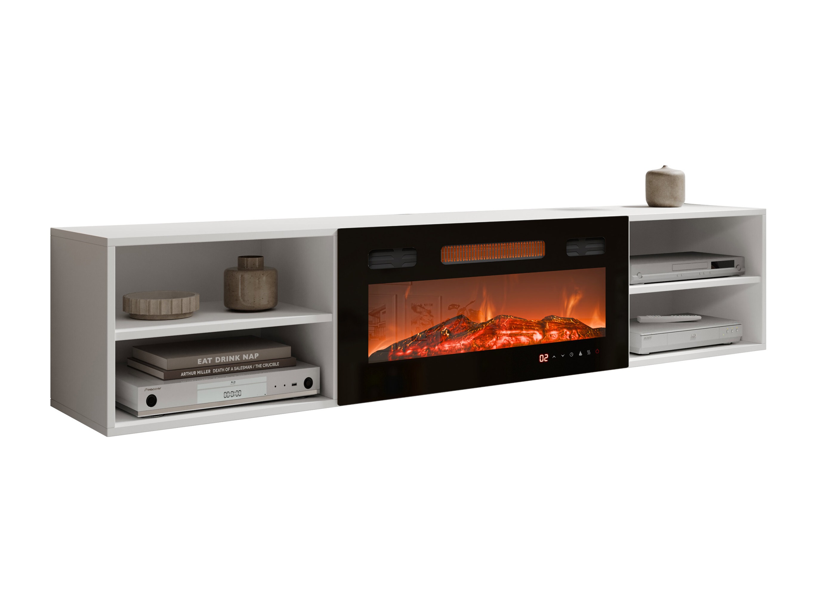 TV staliukas Charlotte 190 (Balta + Juoda)